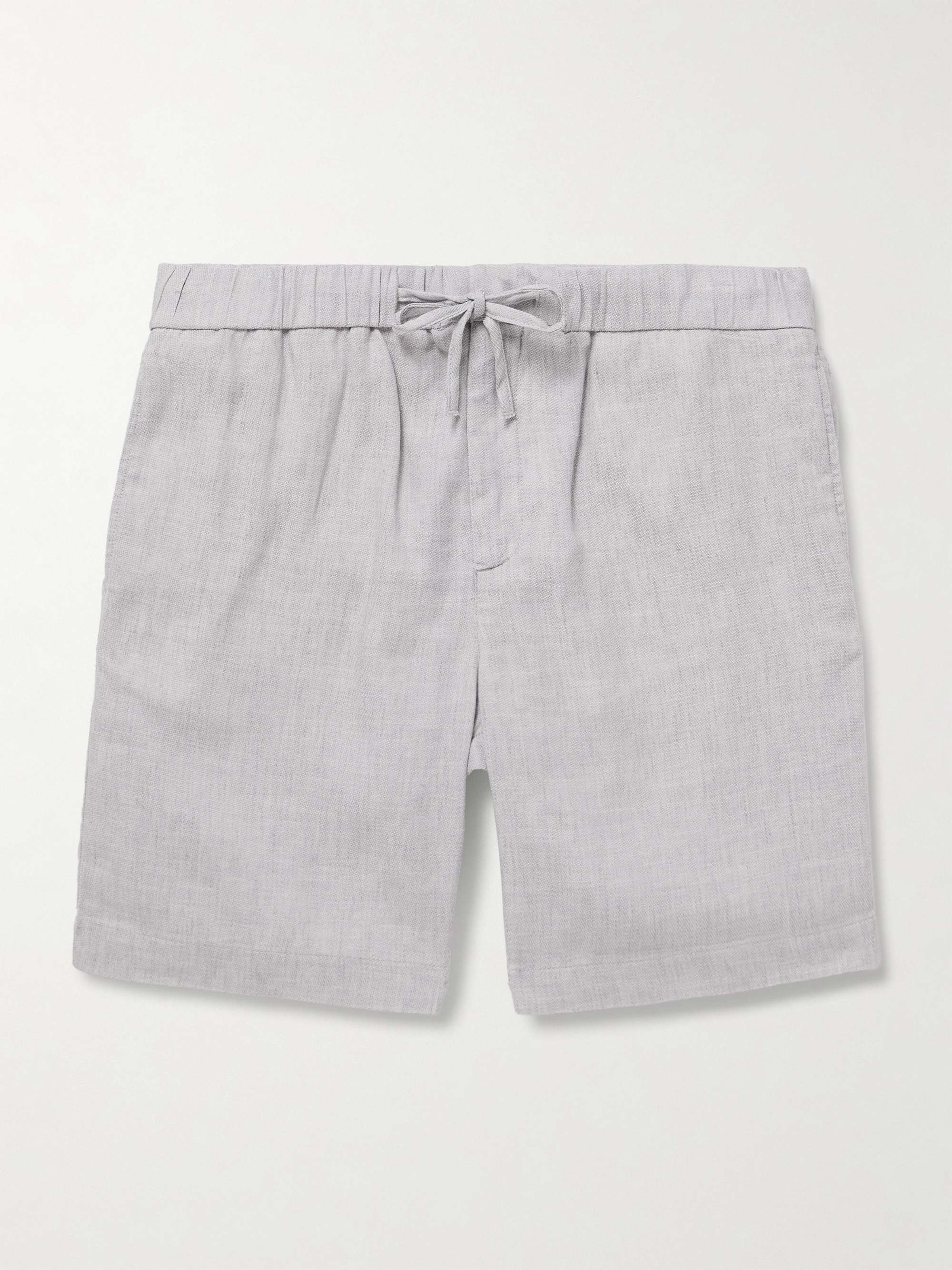 FRESCOBOL CARIOCA Felipe Slim-Fit Linen and Cotton-Blend Drawstring Shorts