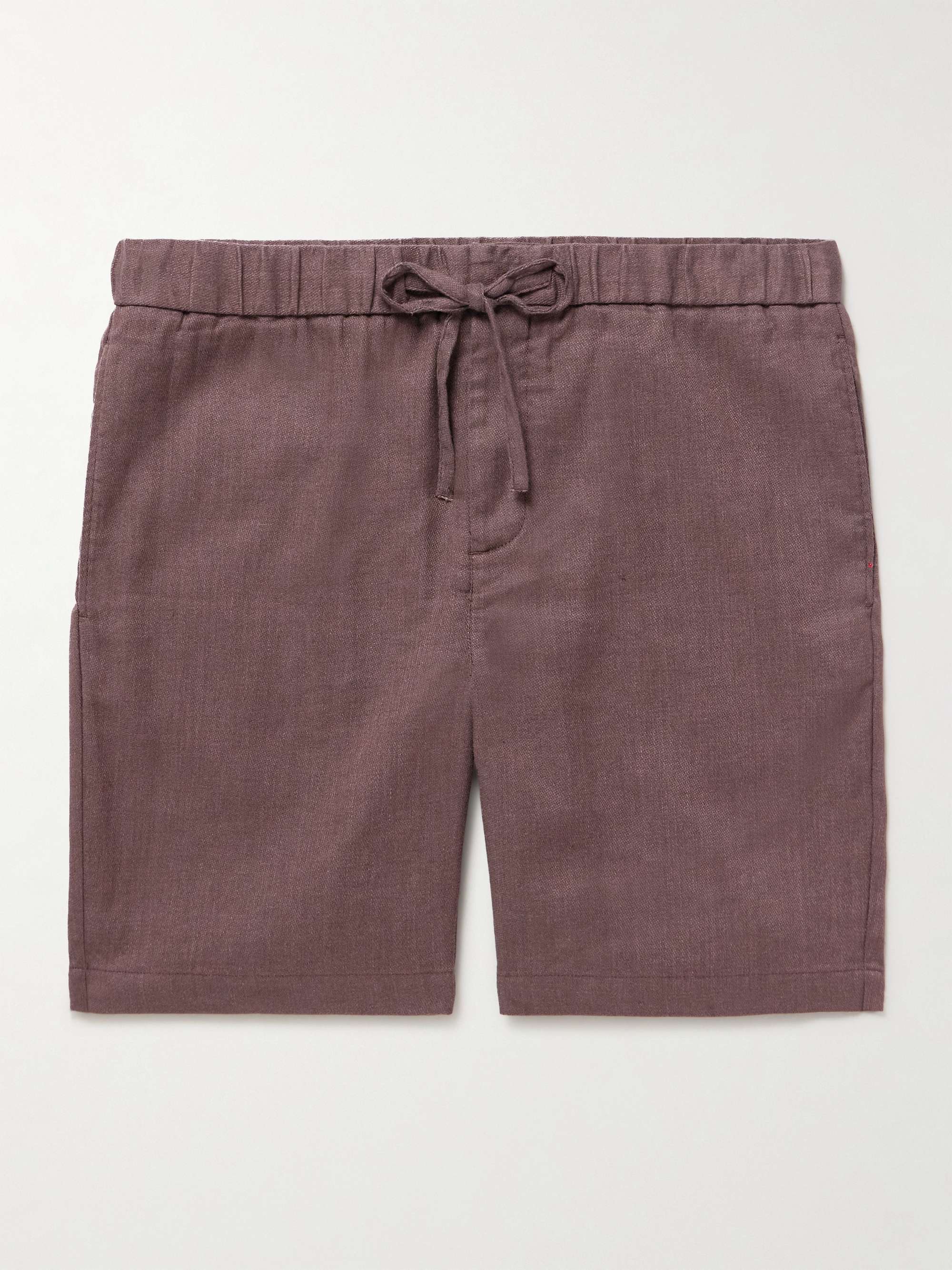 FRESCOBOL CARIOCA Felipe Slim-Fit Linen and Cotton-Blend Drawstring Shorts