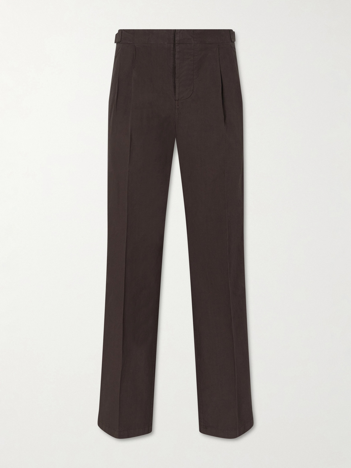 3sixteen Safari Straight-Leg Cotton-Poplin Trousersen