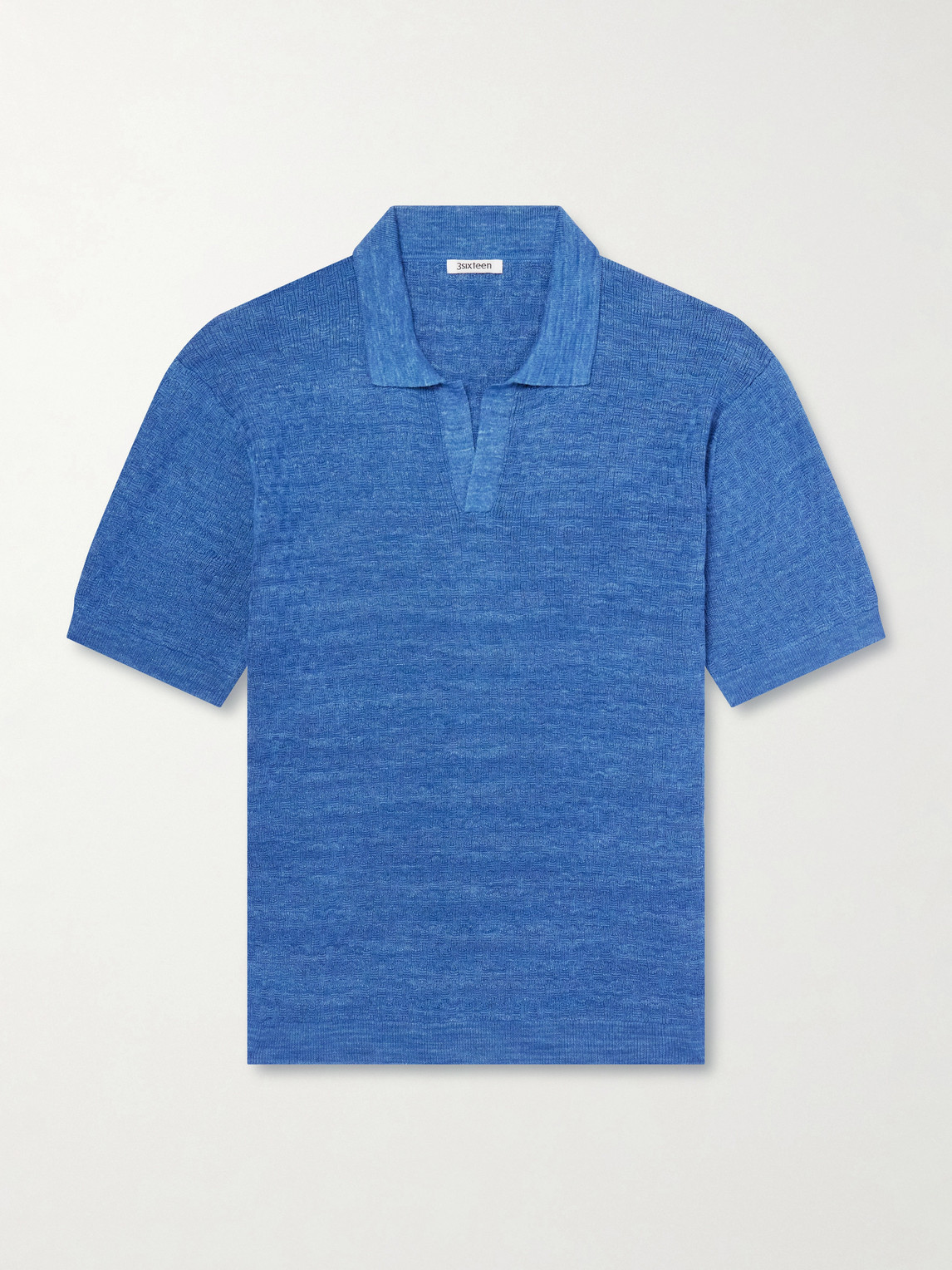 3sixteen Knitted Cotton Polo Shirt - Men