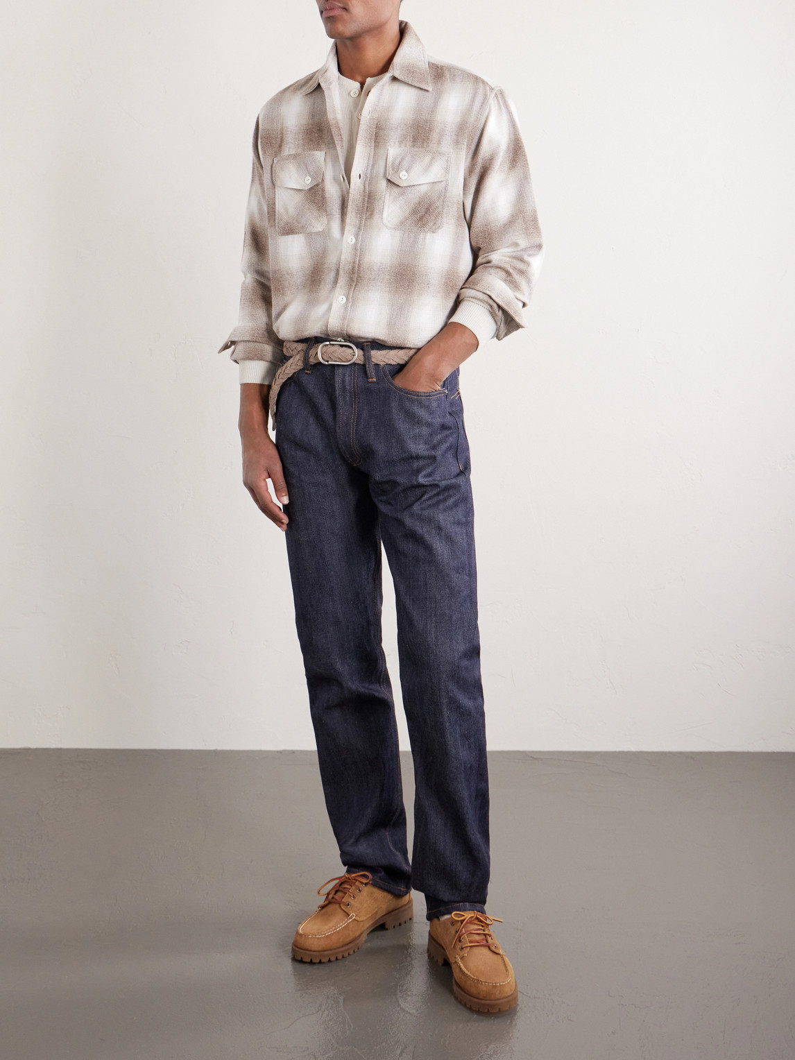 Classic Straight-Leg Selvedge Jeans