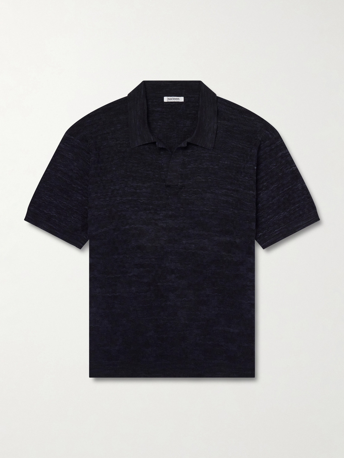 3sixteen Knitted Cotton Polo Shirt - Men