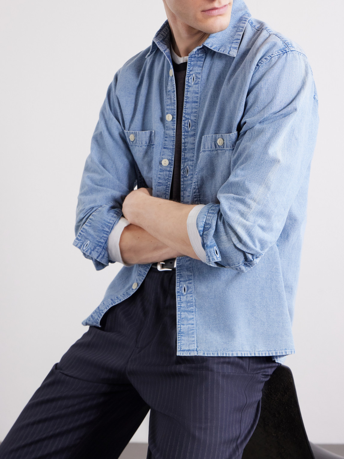Cotton-Chambray Shirt
