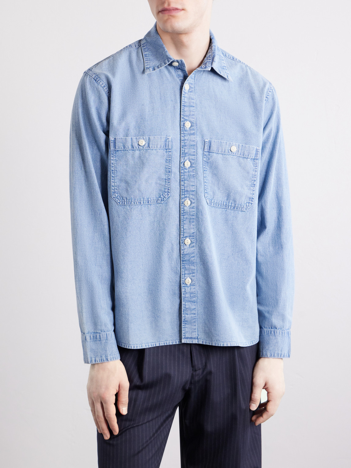 Cotton-Chambray Shirt