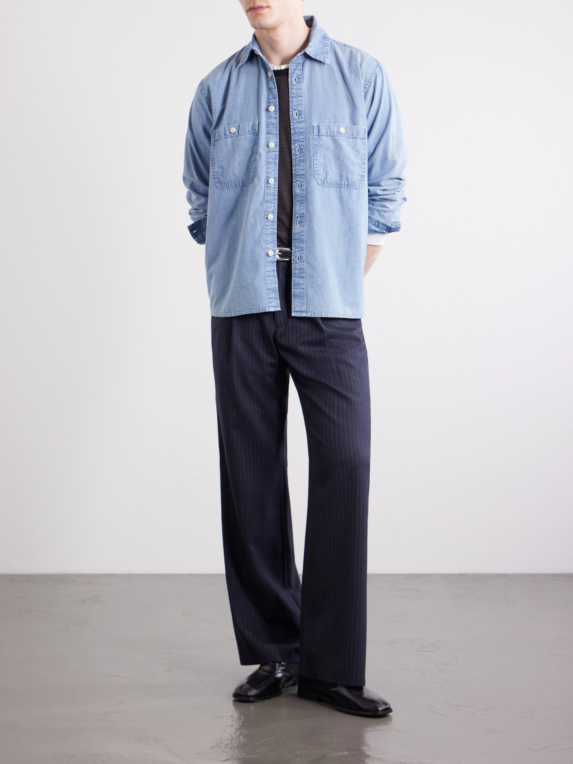 Cotton-Chambray Shirt