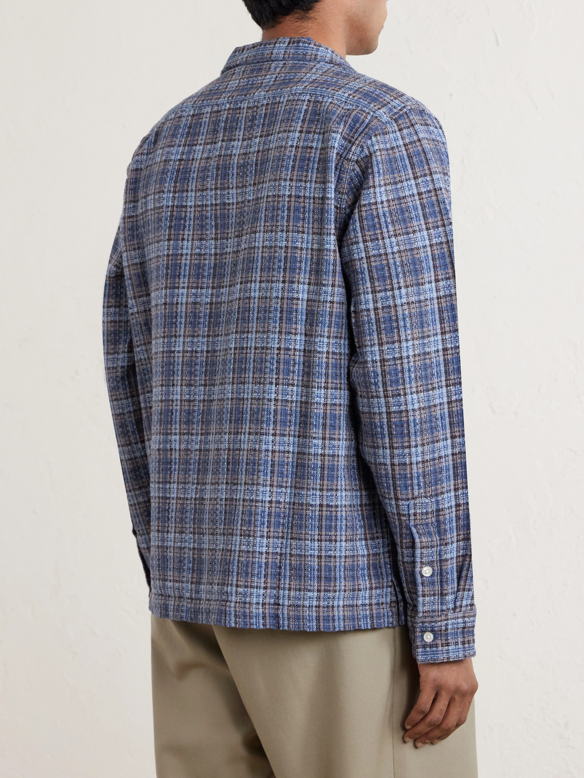 Cotton-Flannel Shirt Checked