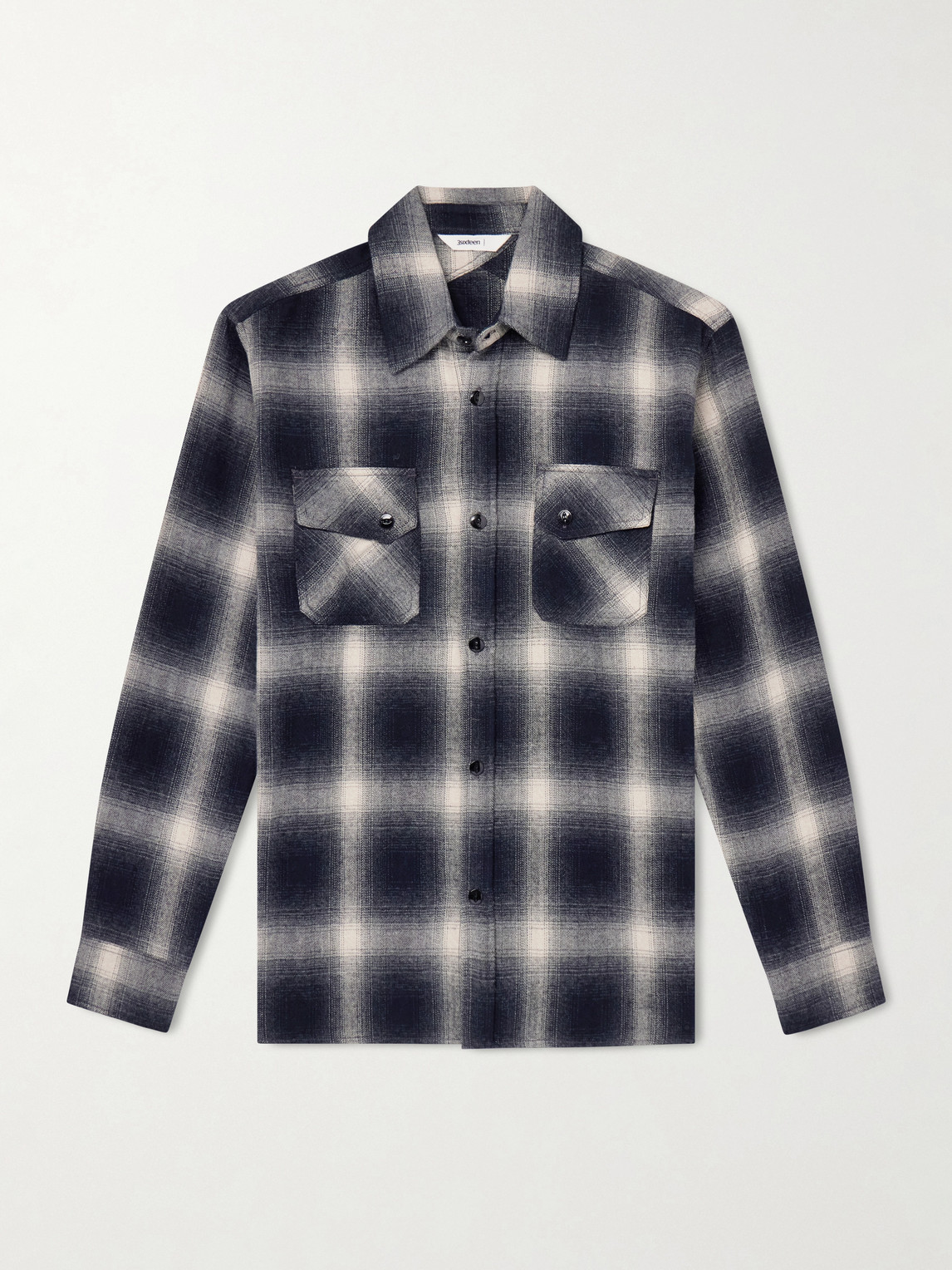 3sixteen Checked Cotton-Flannel Shirten