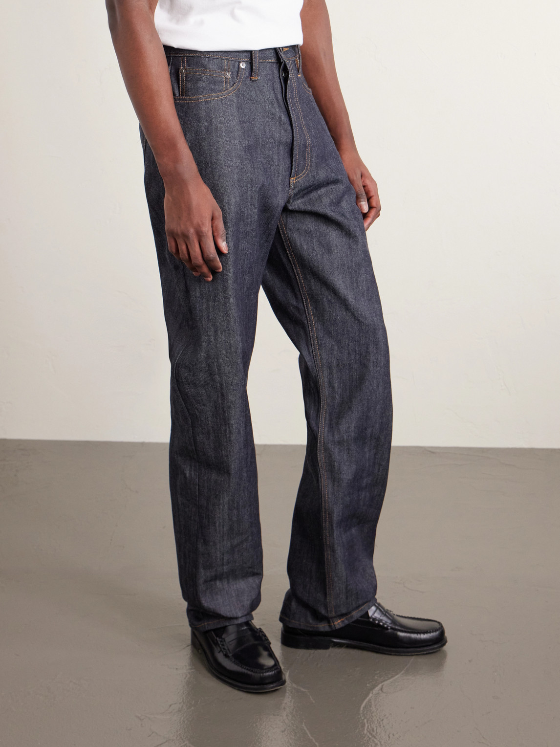 Rs-100X Relaxed Straight-Leg Selvedge Jeans