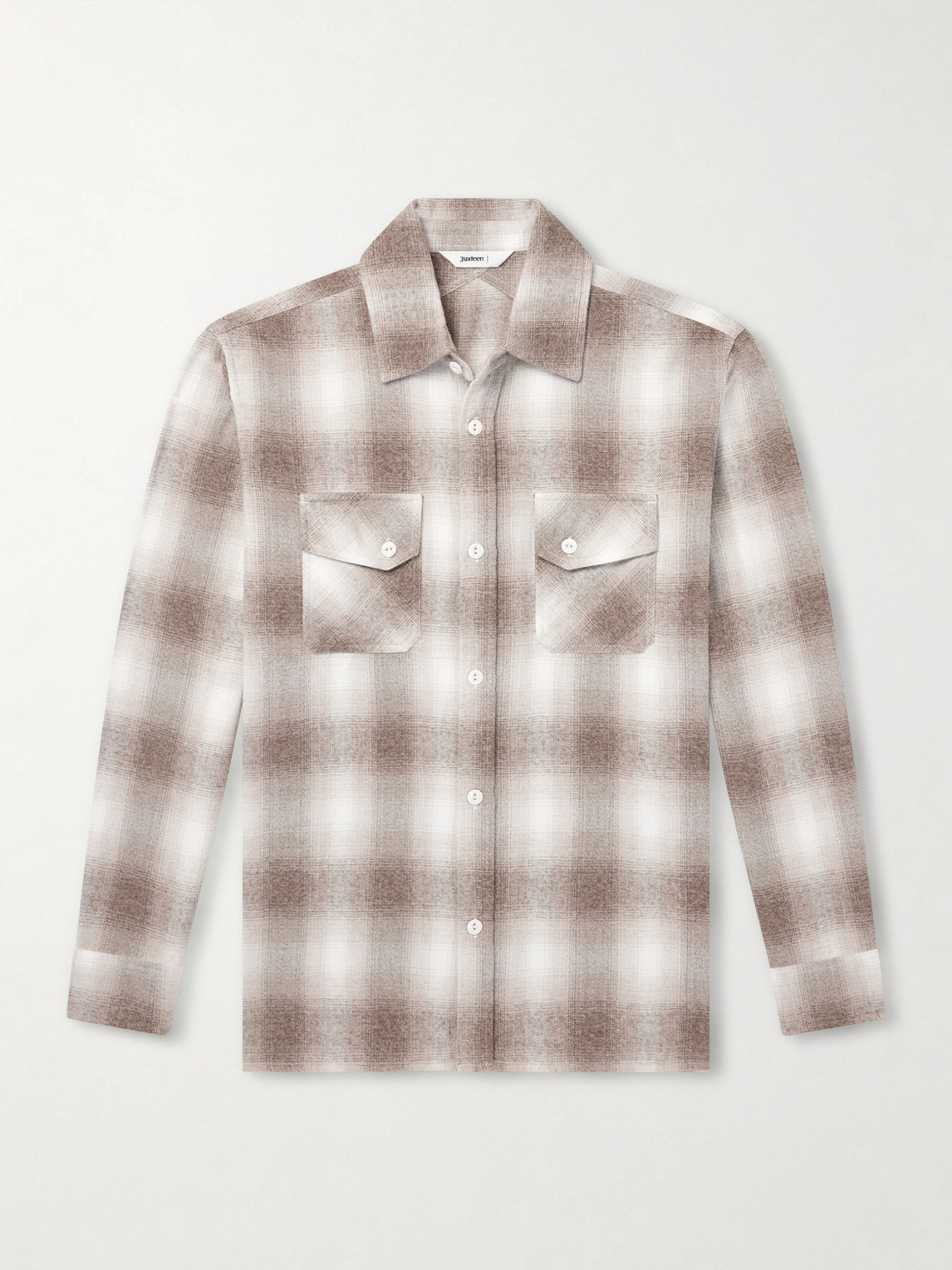 3sixteen Checked Cotton-Flannel Shirten