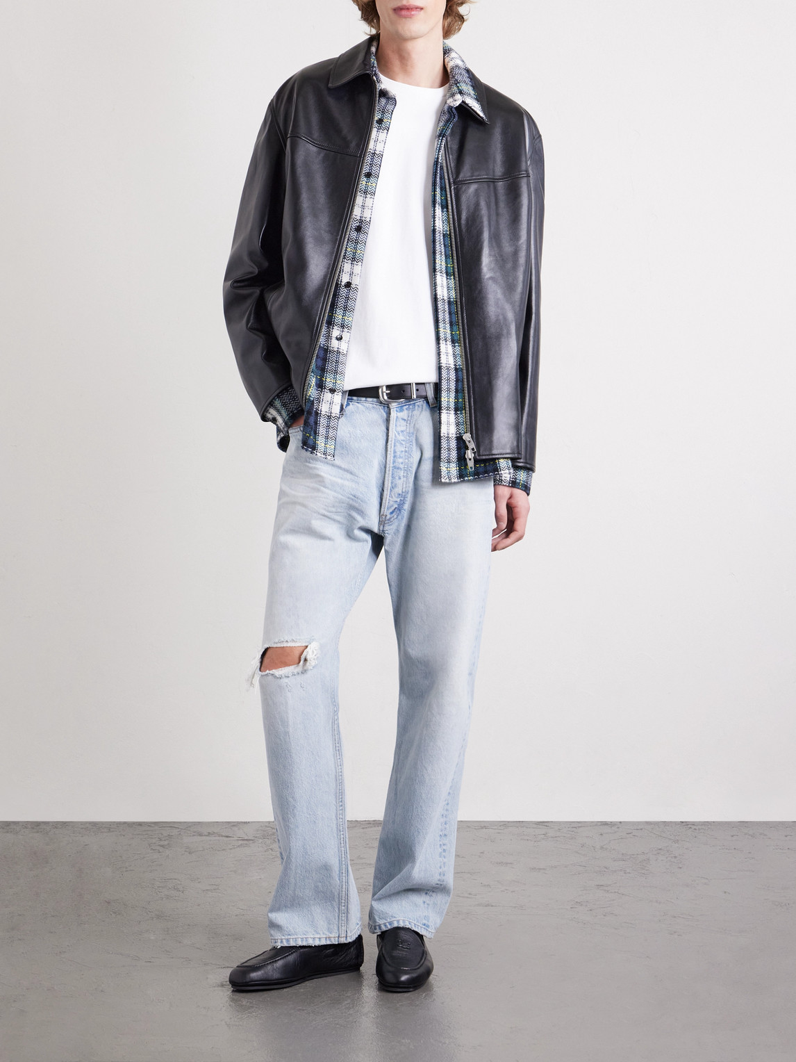 Celine Logo-embroidered Cotton-jersey T-shirt In White