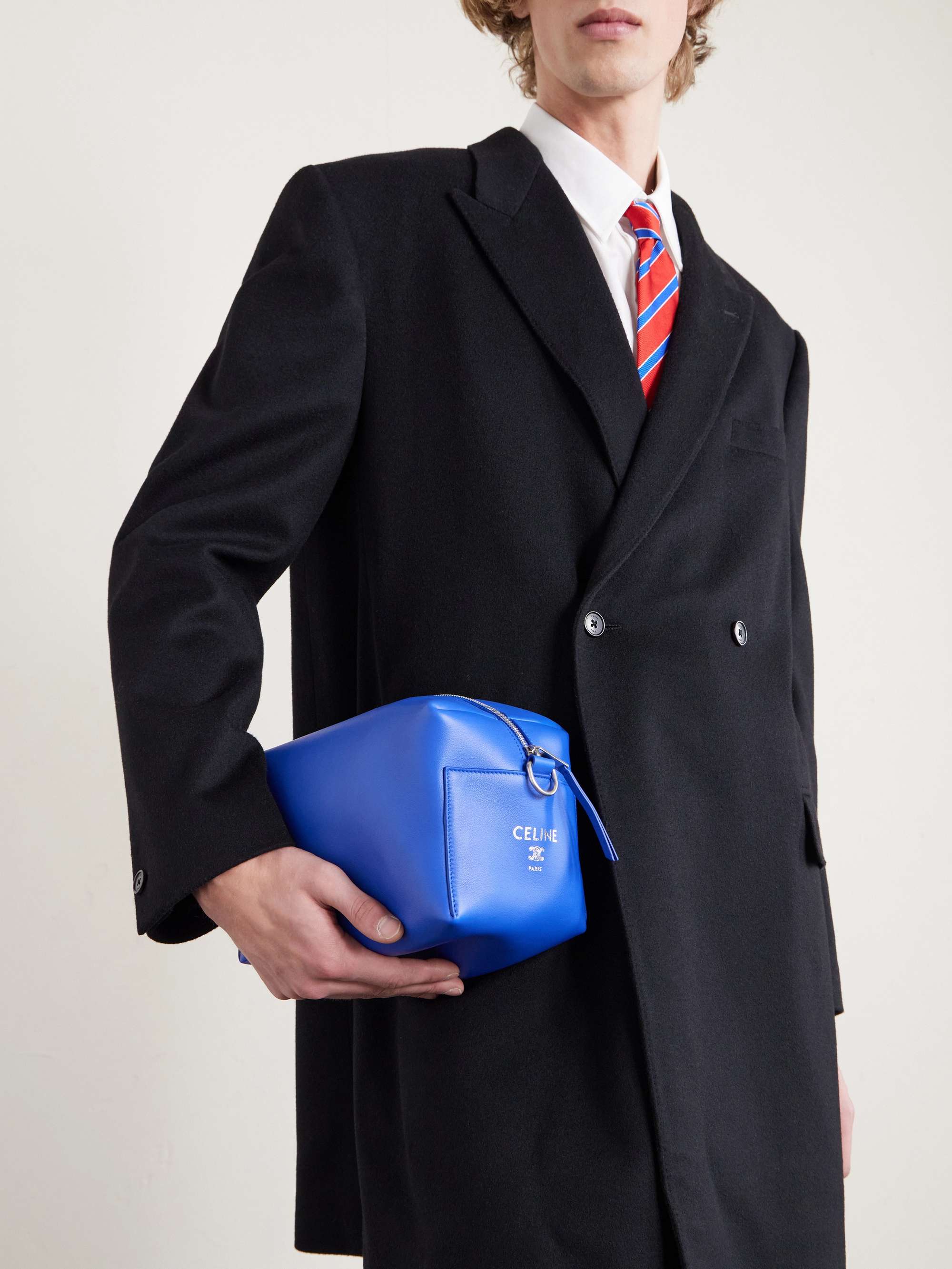 CELINE Leather Messenger Bag for Men | MR PORTER