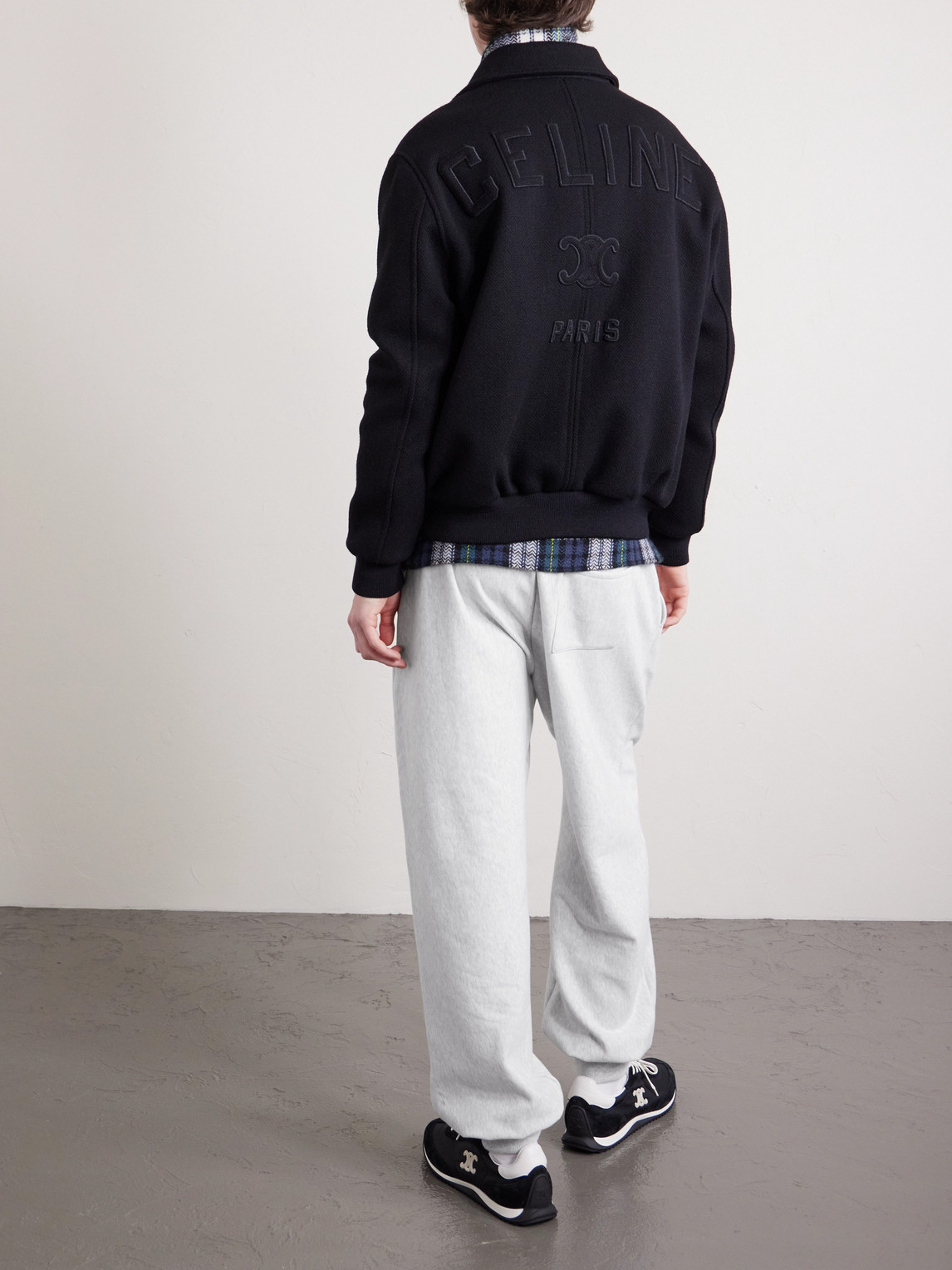 Celine Cotton-jersey Sweatpants In White