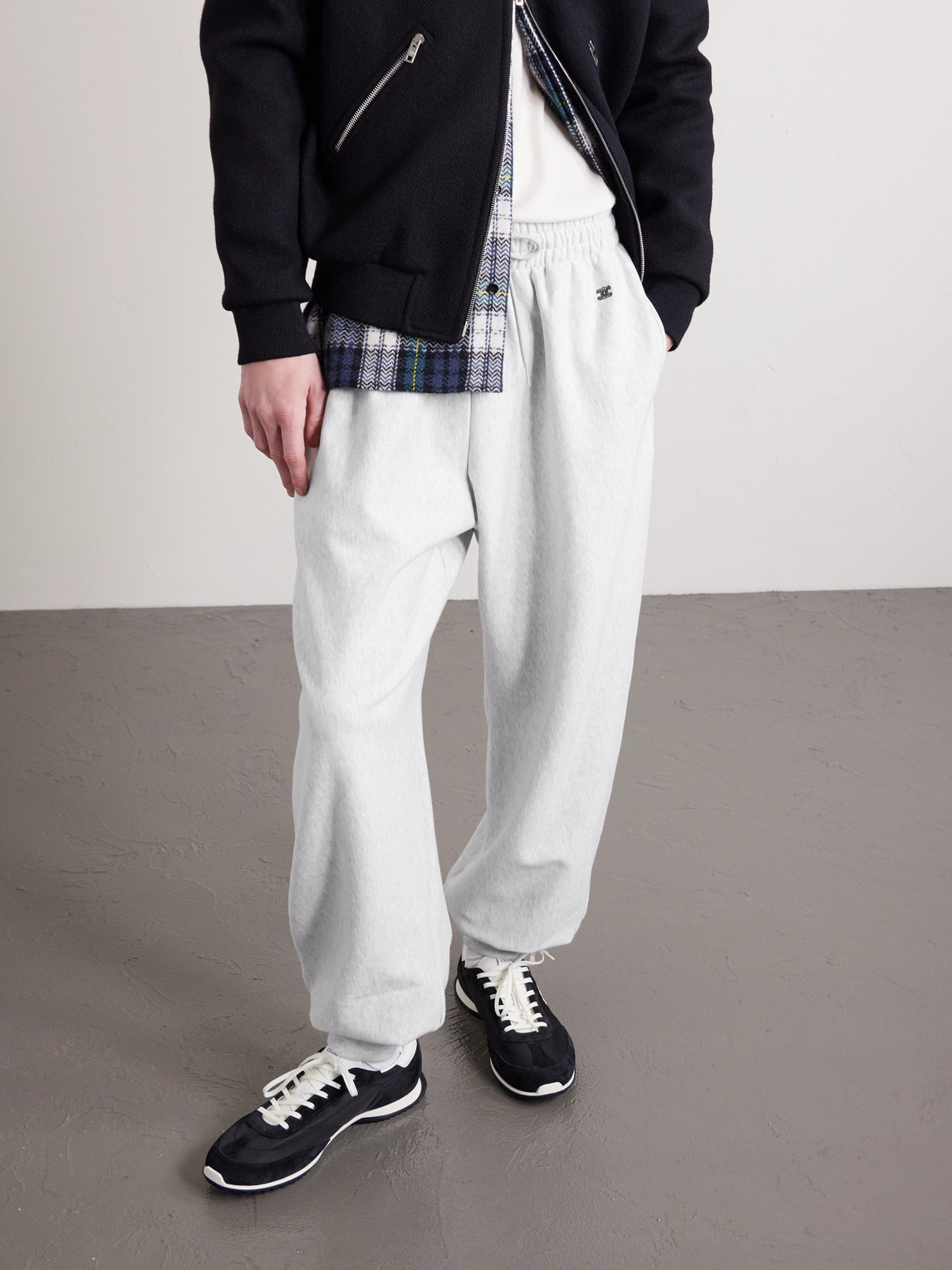 Celine Cotton-jersey Sweatpants In White