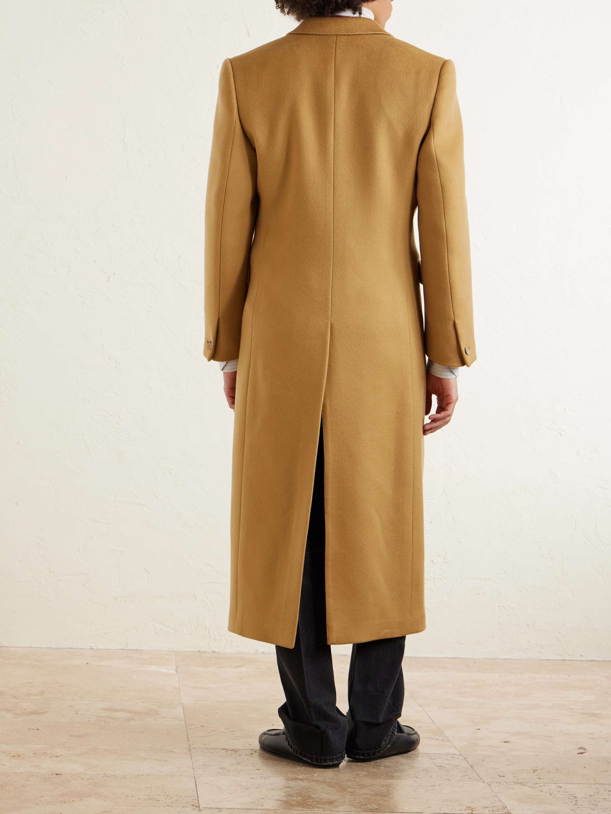 CELINE Colonne Double-Breasted Cashmere Coat for Men | MR PORTER