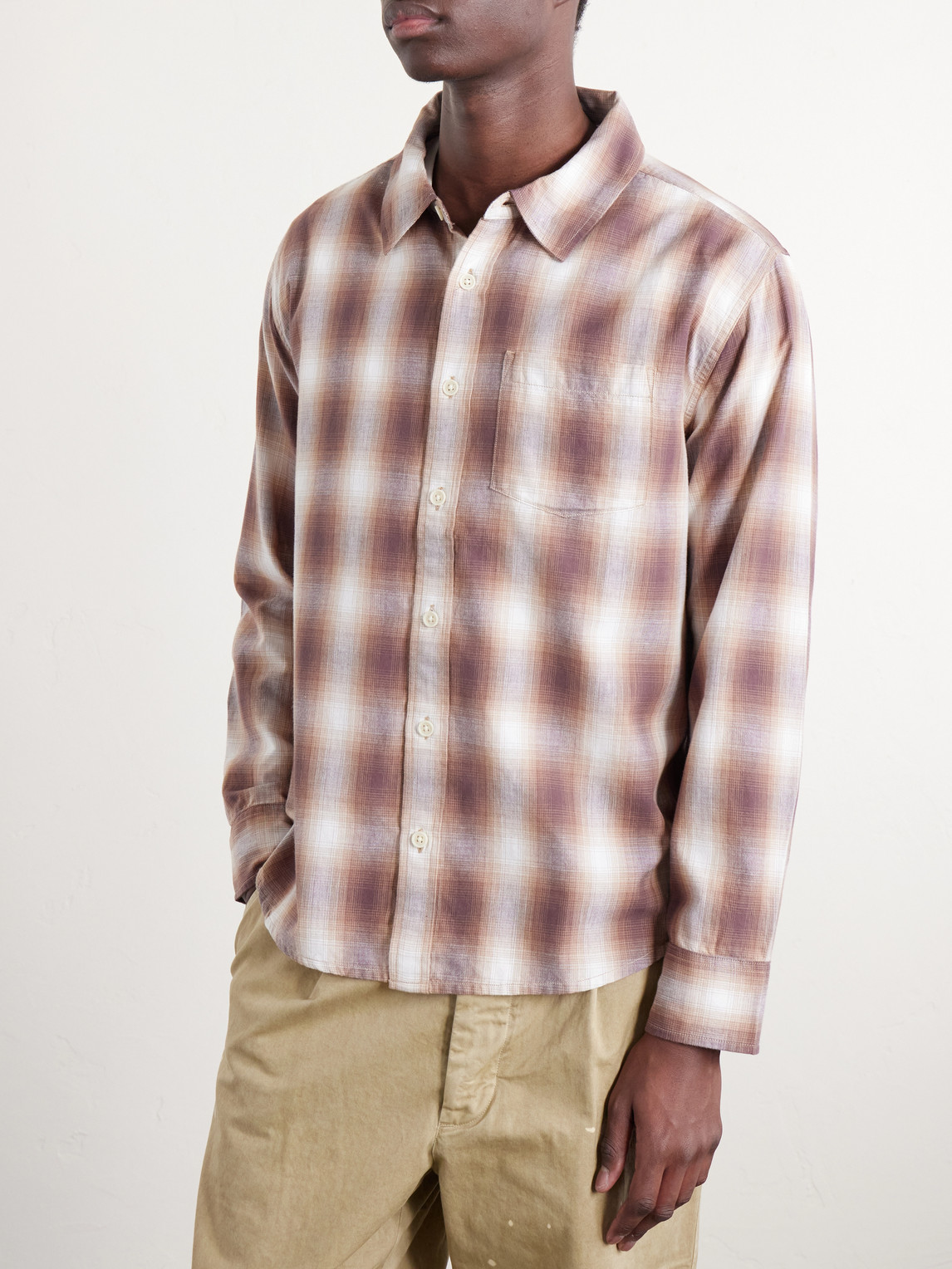 Driftwood Checked Cotton Shirt