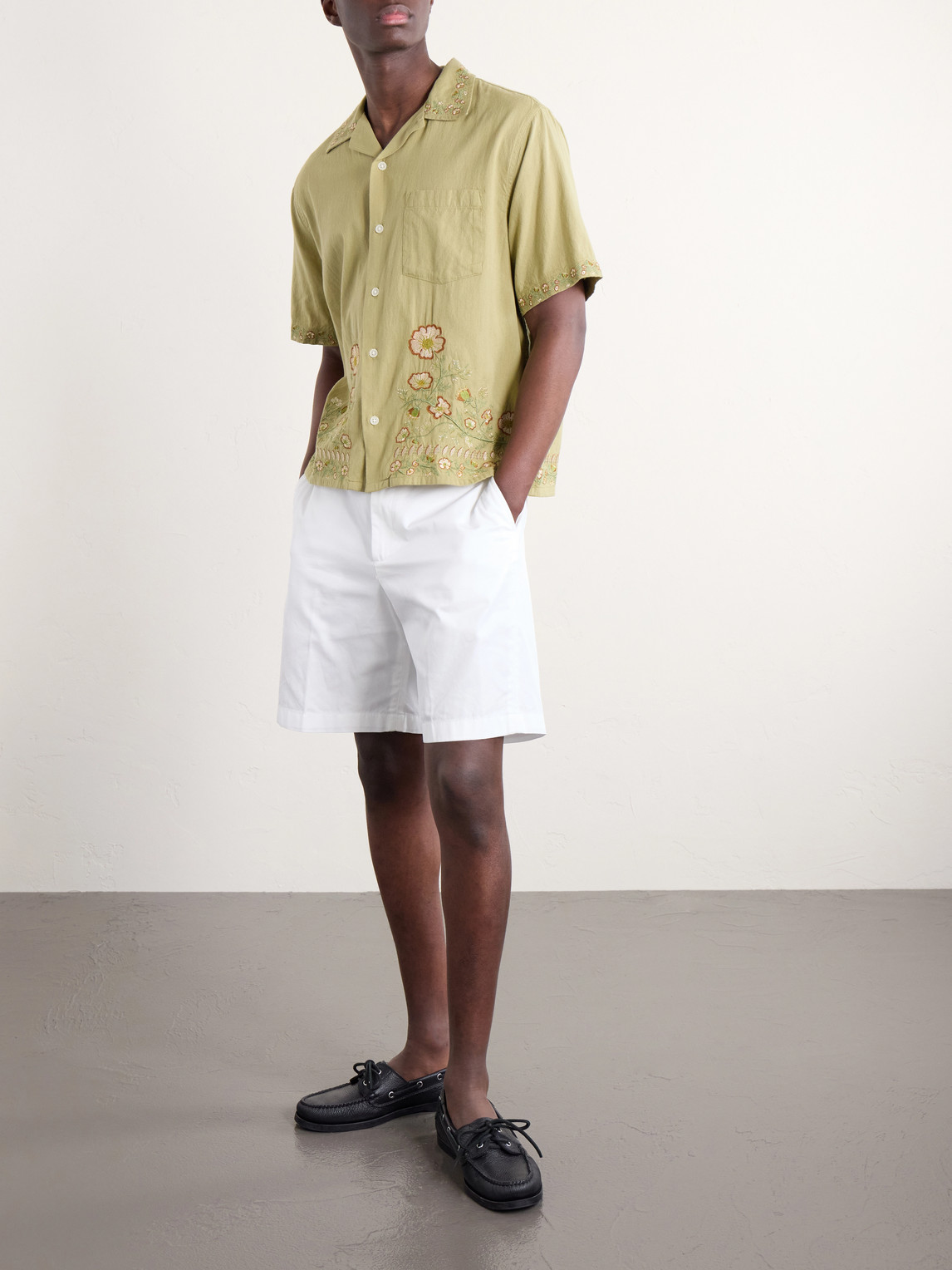 Augusta Embroidered Cotton Shirt