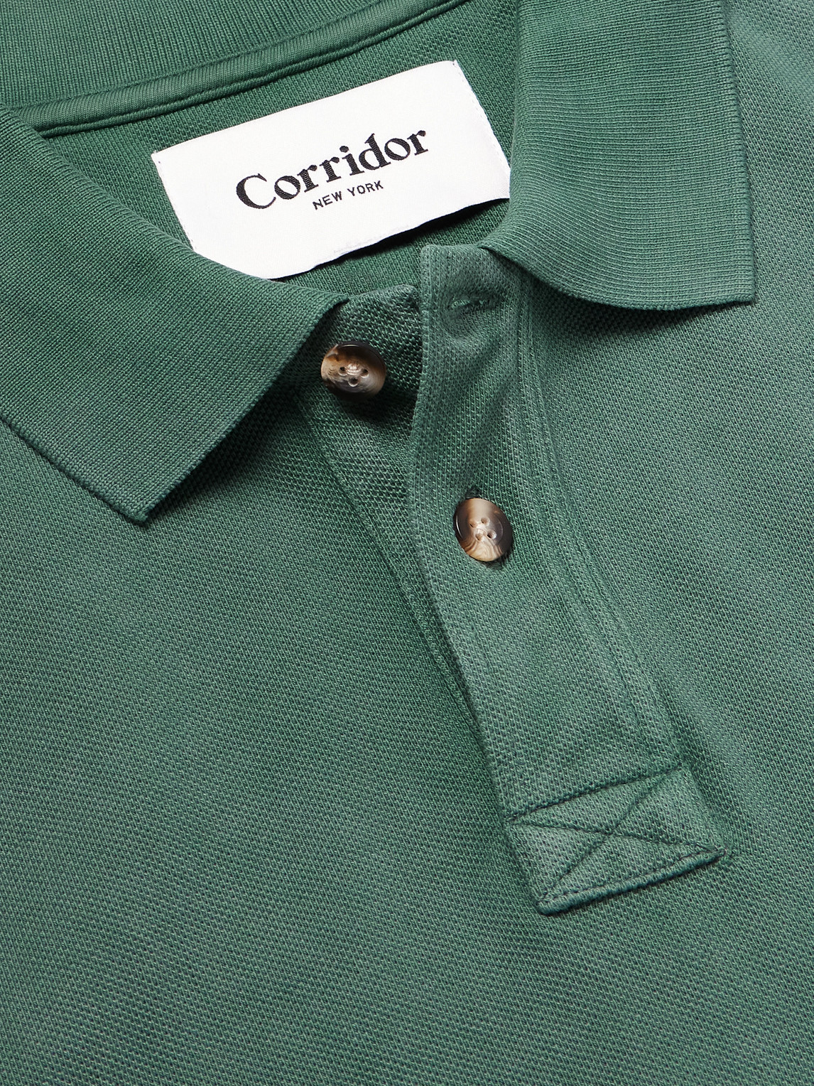 Garment-Dyed Cotton-Piqué Polo Shirt