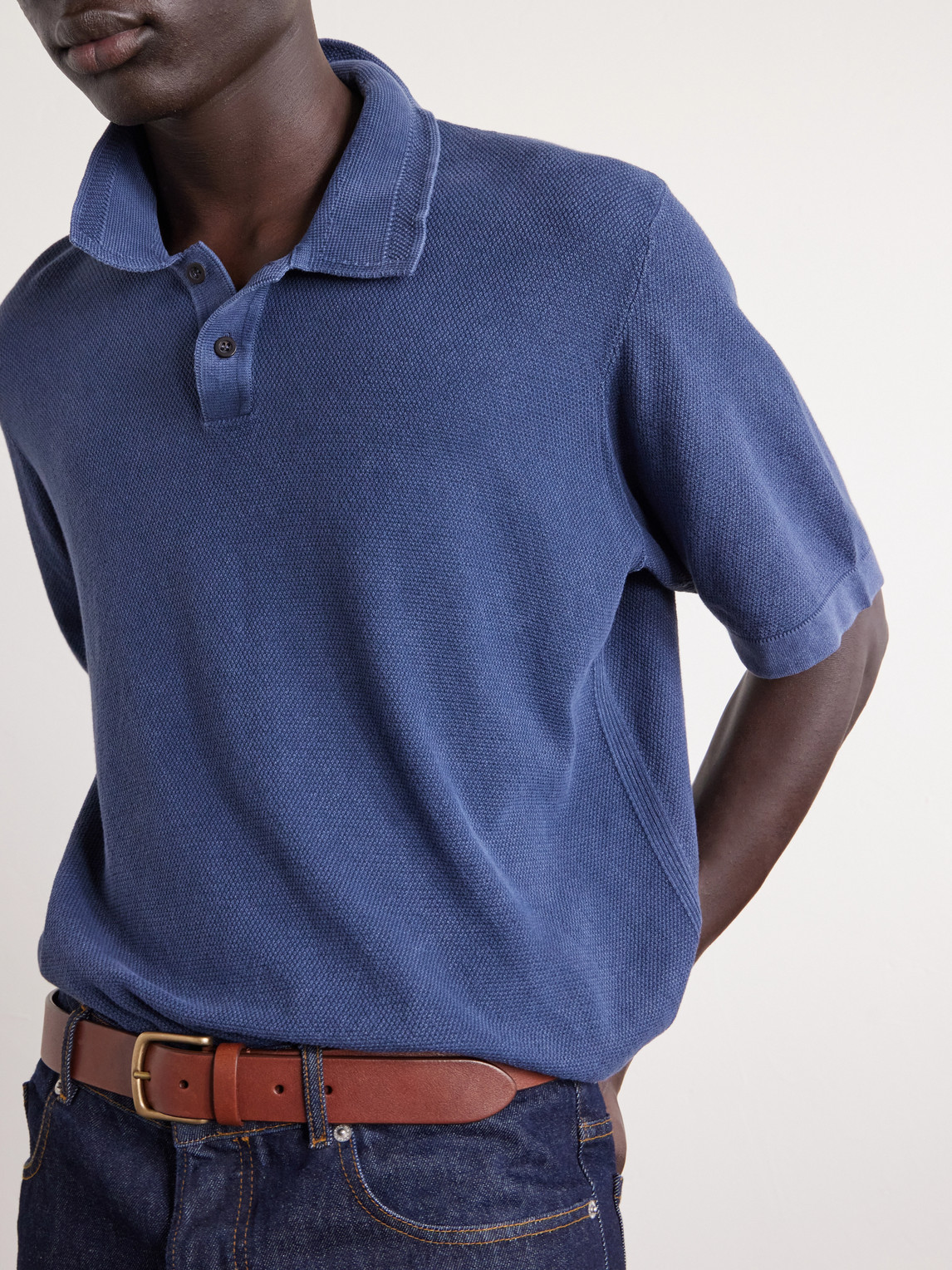 Cotton-Piqué Polo Shirt