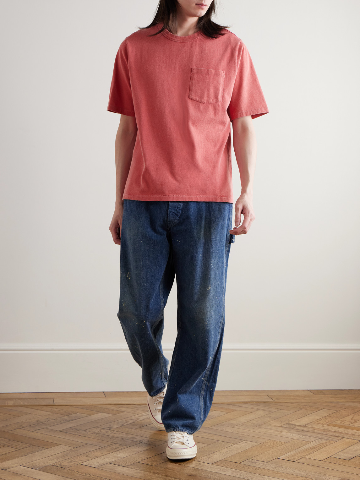Garment-Dyed Cotton-Jersey T-Shirt