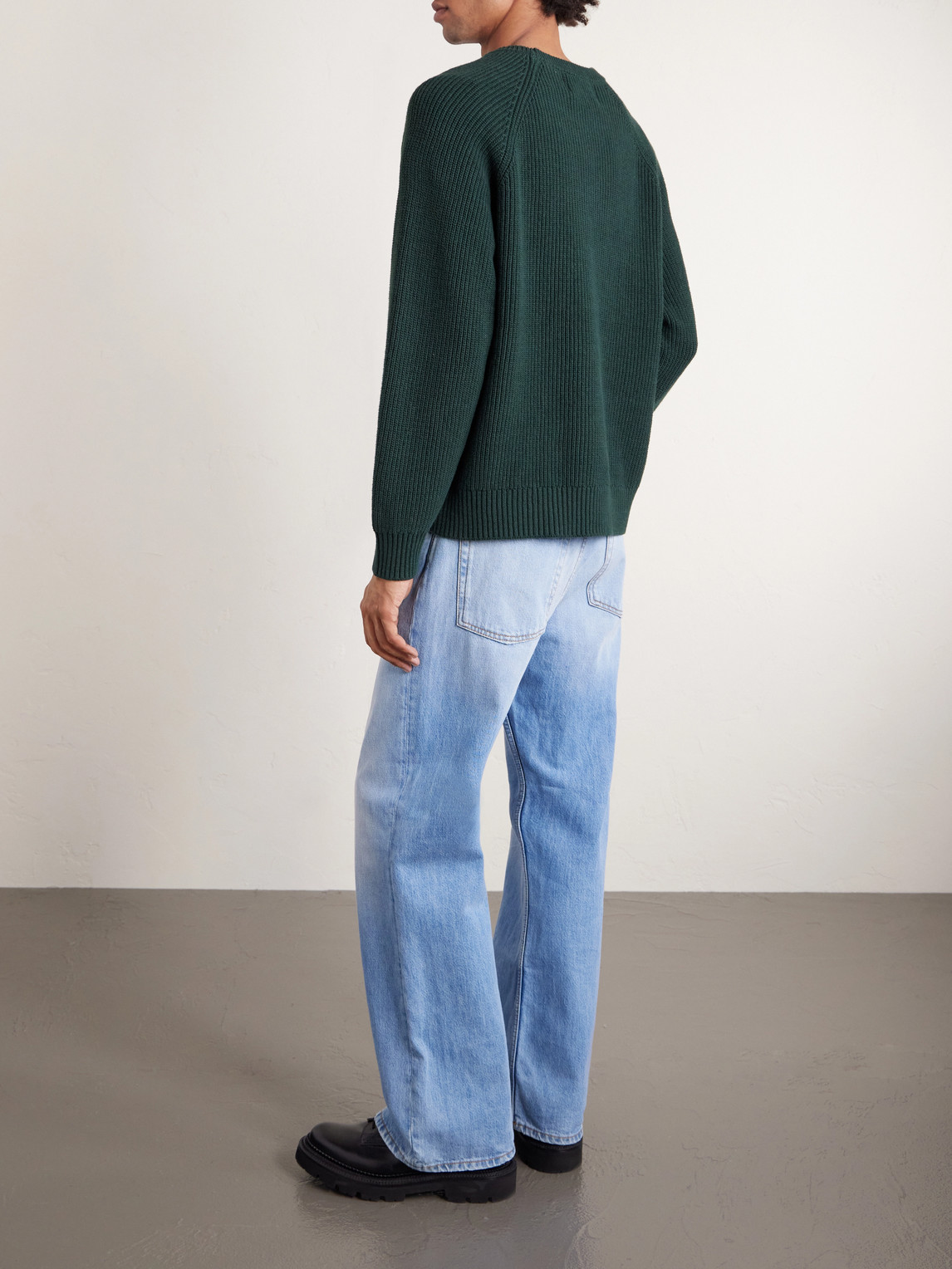 Ribbed Cotton Sweater