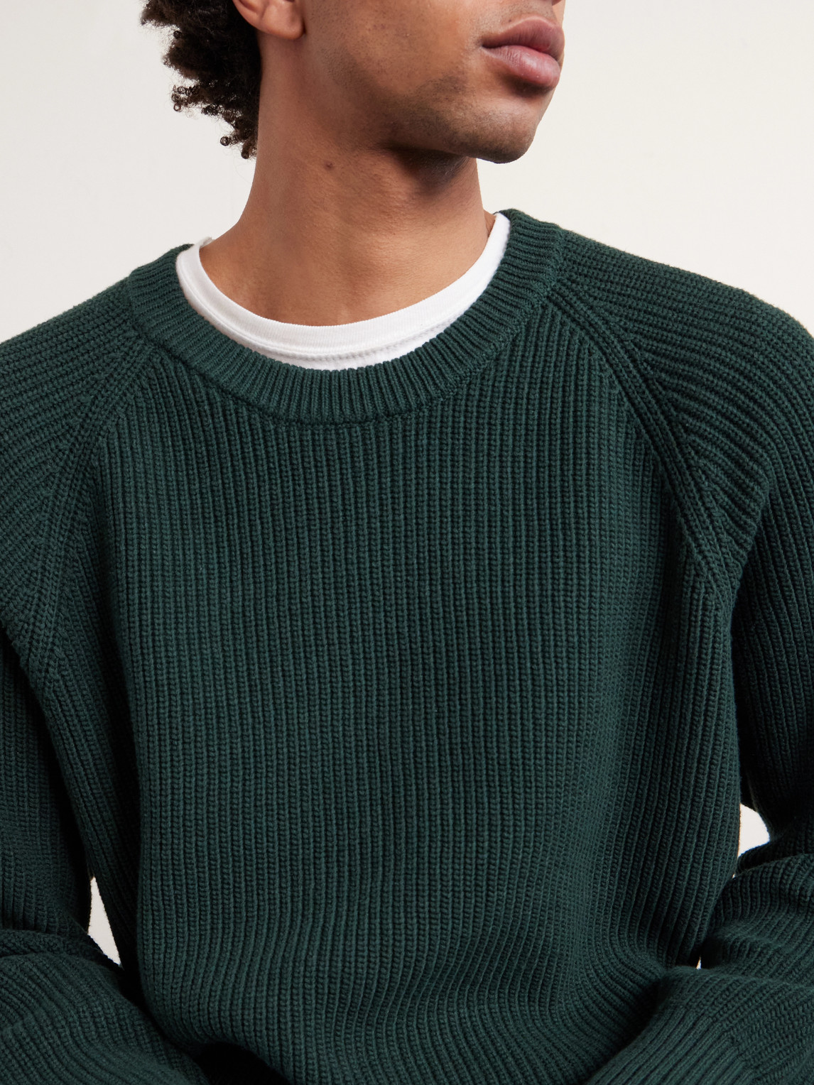 Ribbed Cotton Sweater