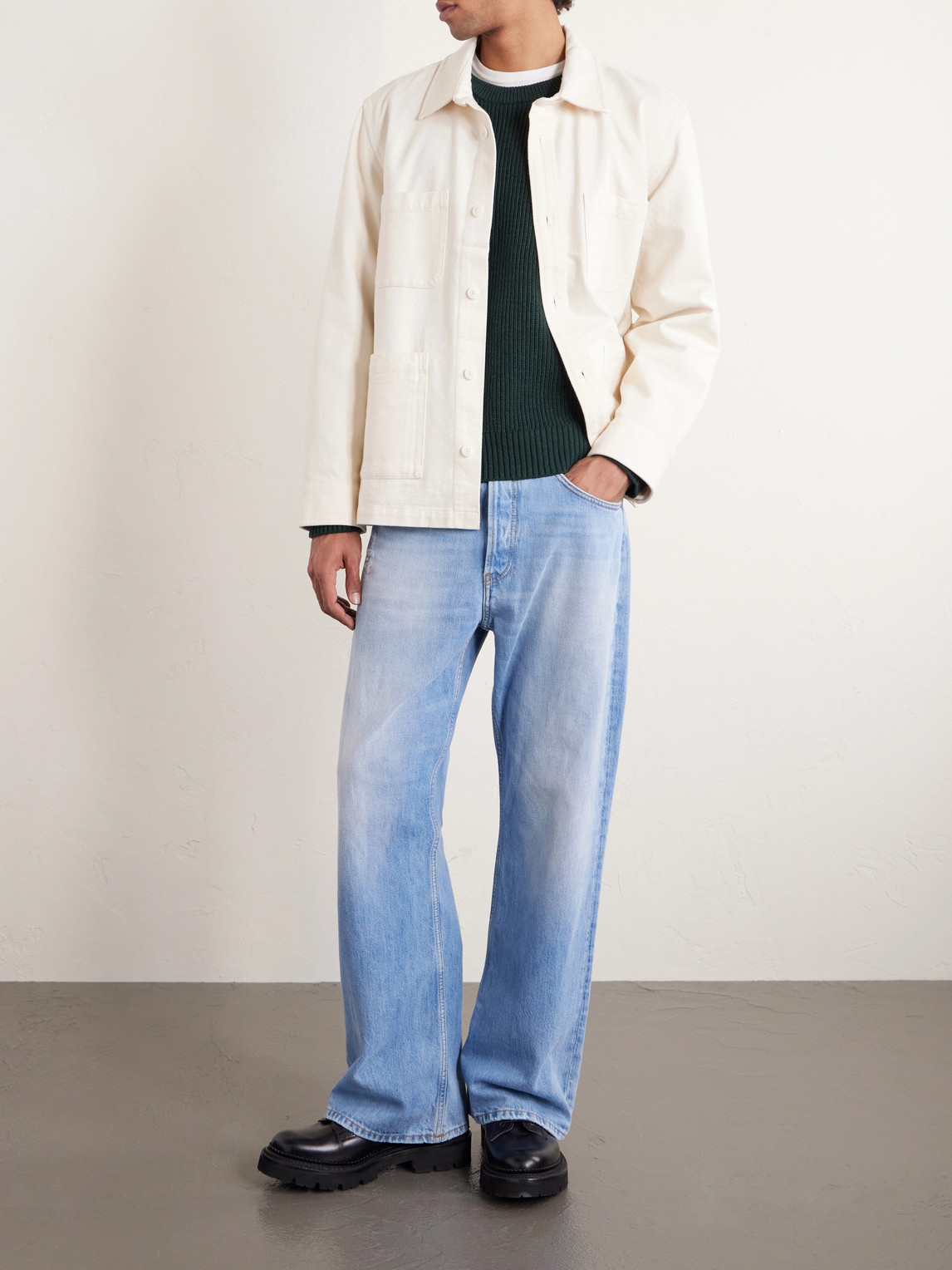 Ribbed Cotton Sweater