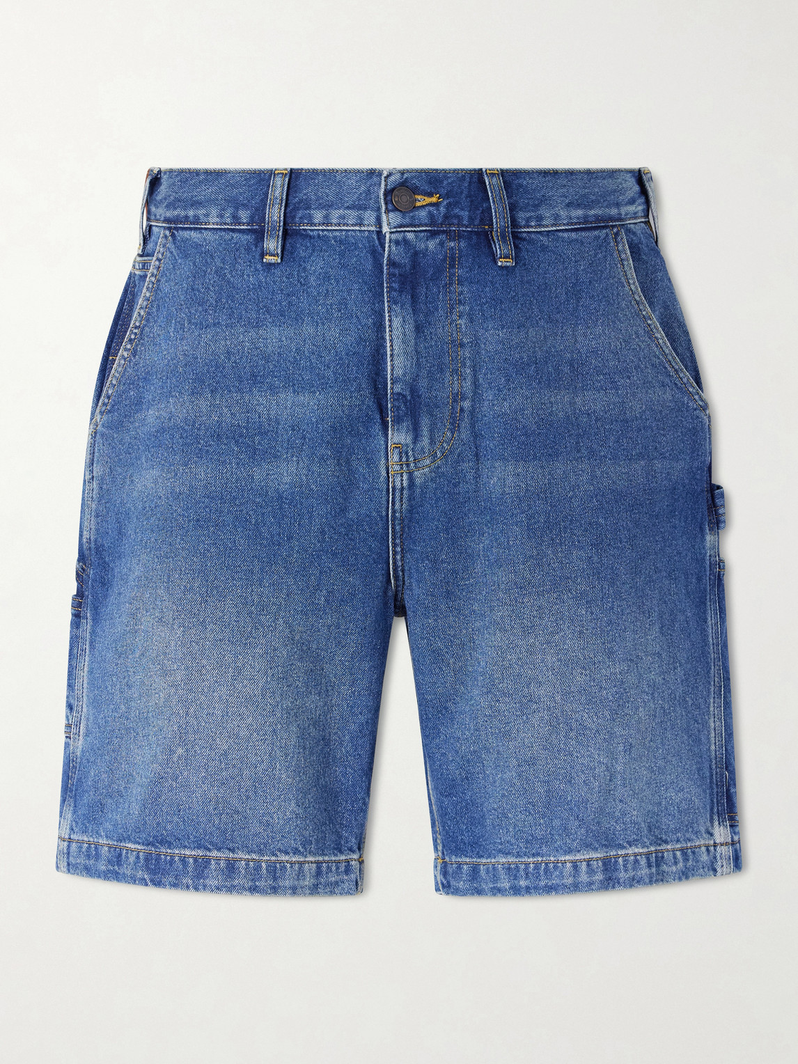 Corridor Straight-leg Denim Shorts In Blue