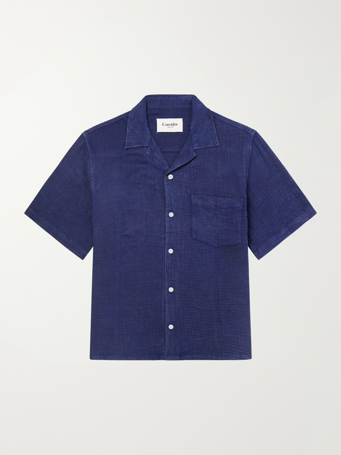 Corridor Camp-Collar Cotton Shirt - Men