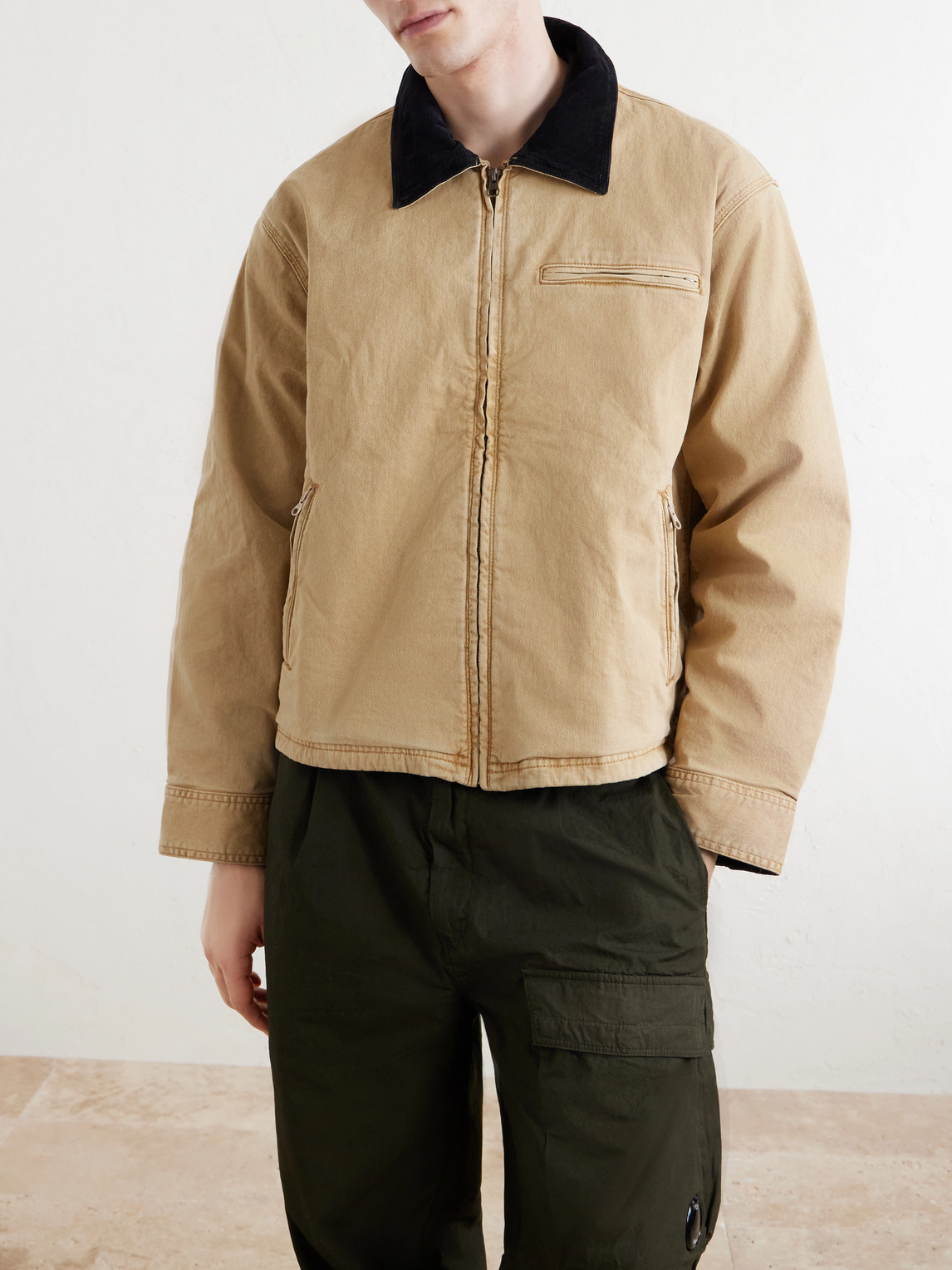 Utility Cotton-Blend Twill Jacket