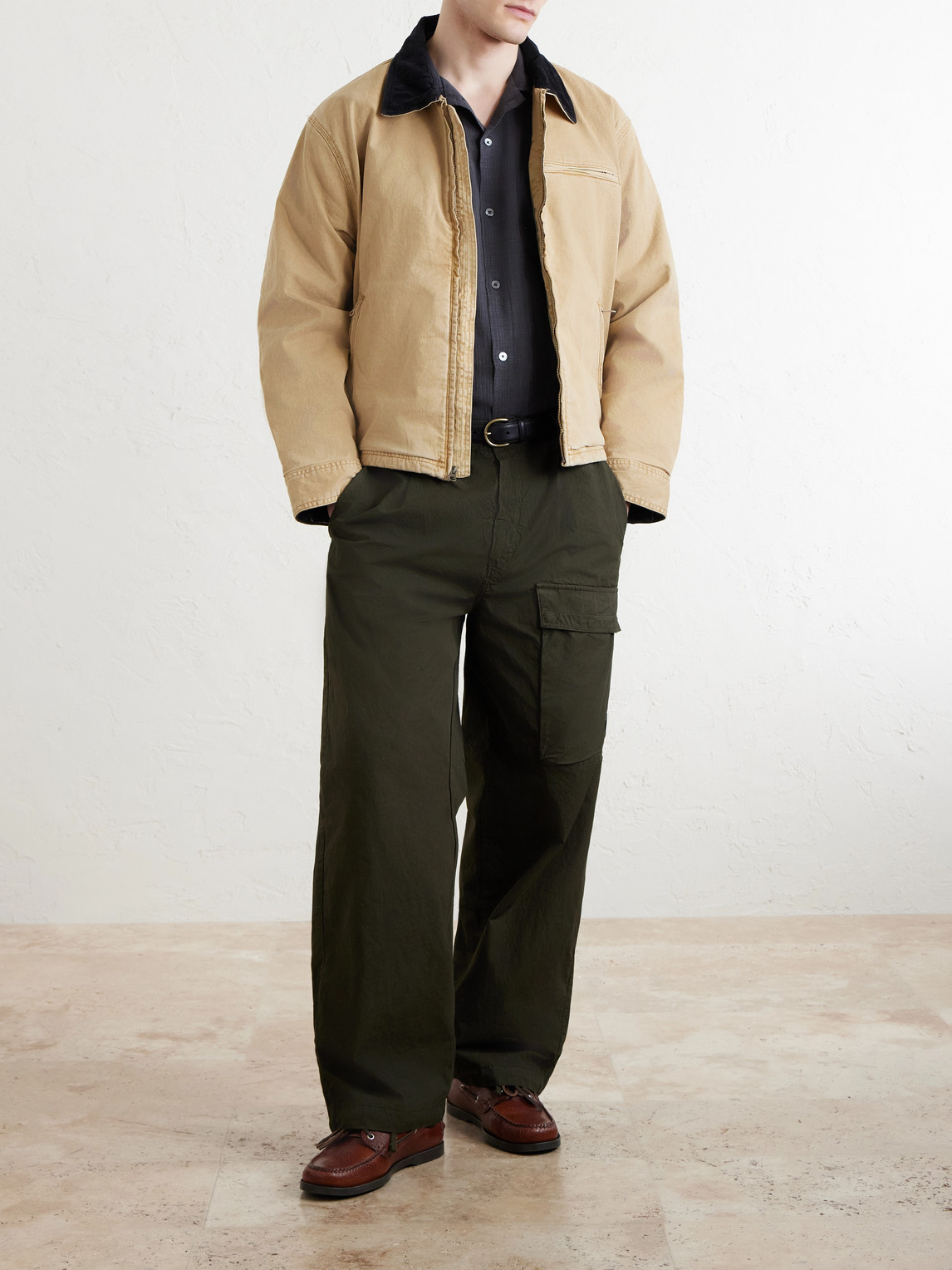Utility Cotton-Blend Twill Jacket