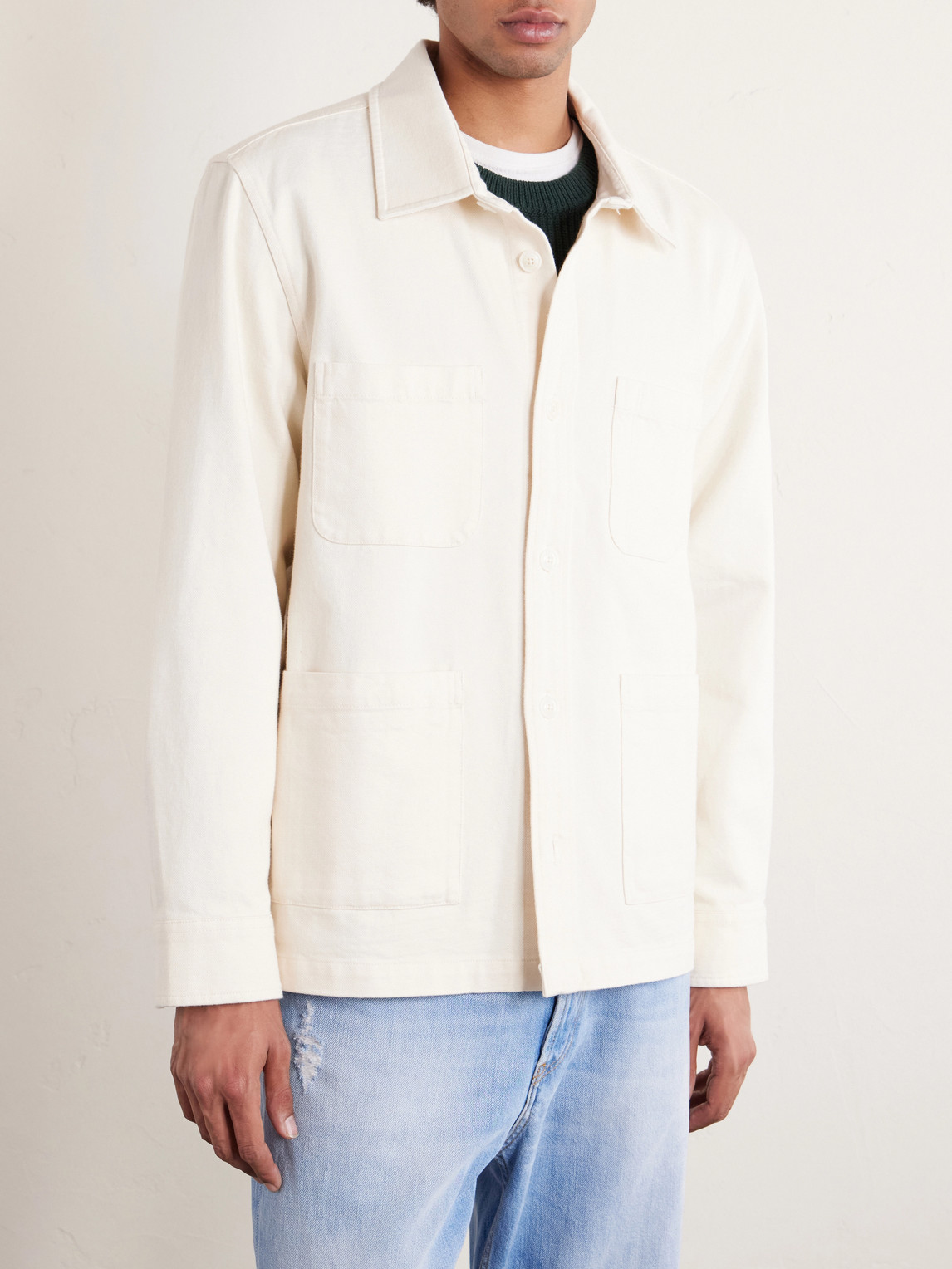 Misha Cotton-Twill Overshirt