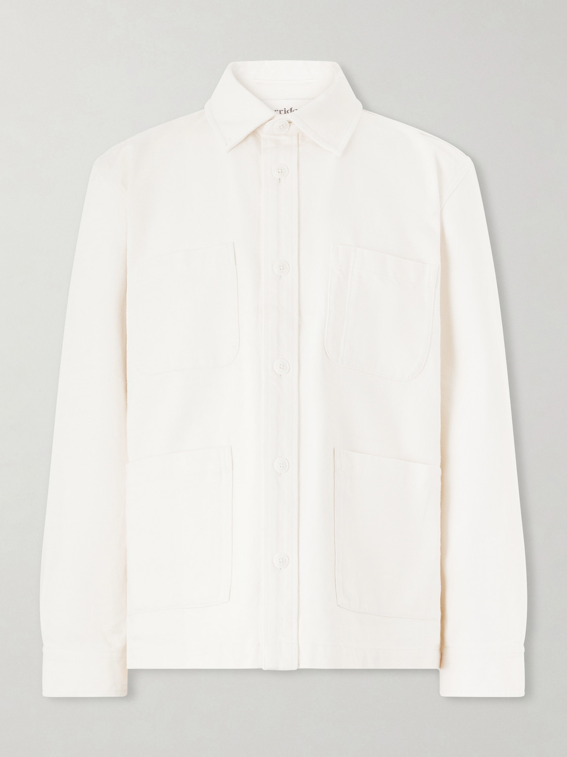 Corridor Misha Cotton-twill Overshirt In White