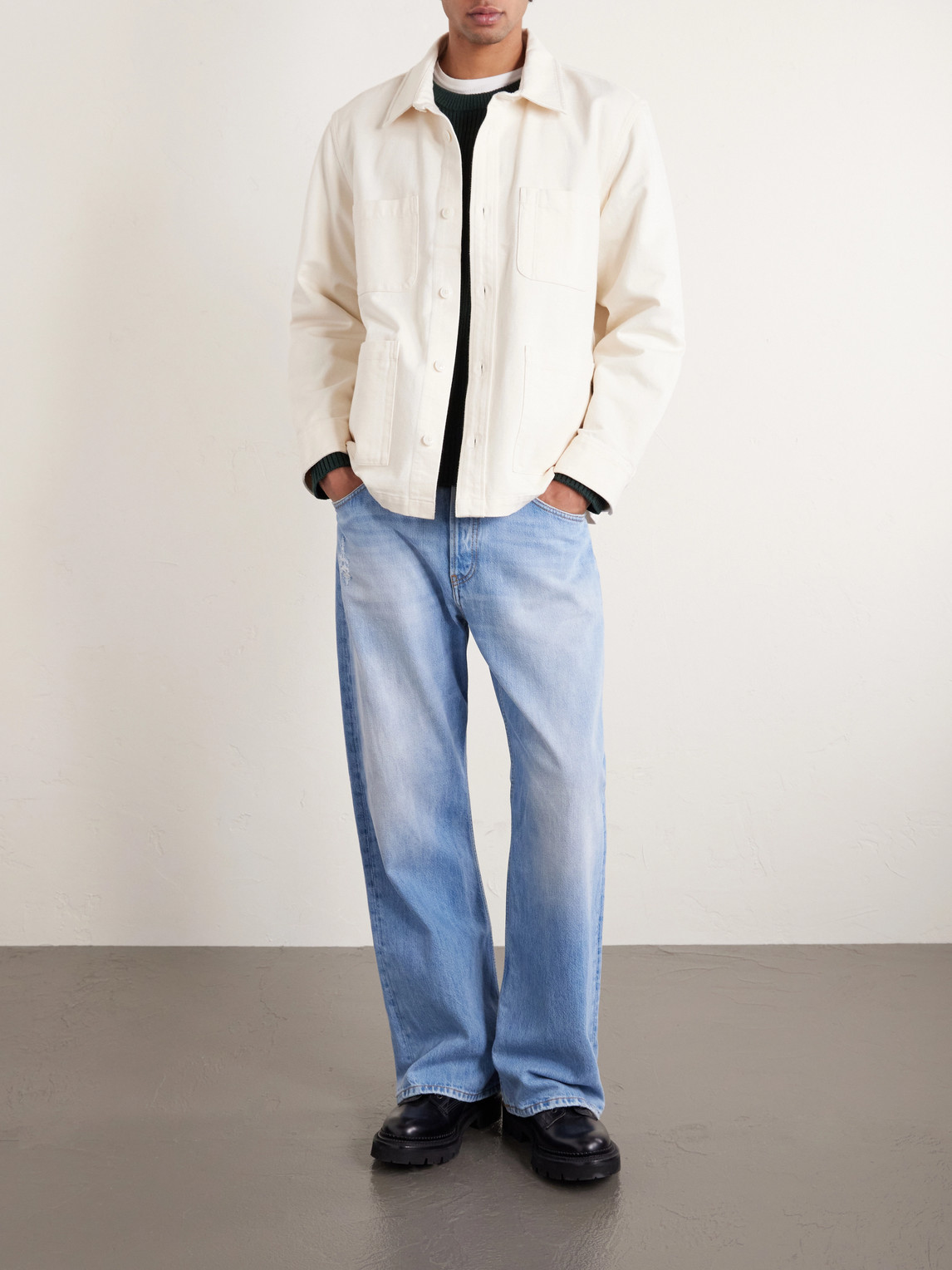Misha Cotton-Twill Overshirt