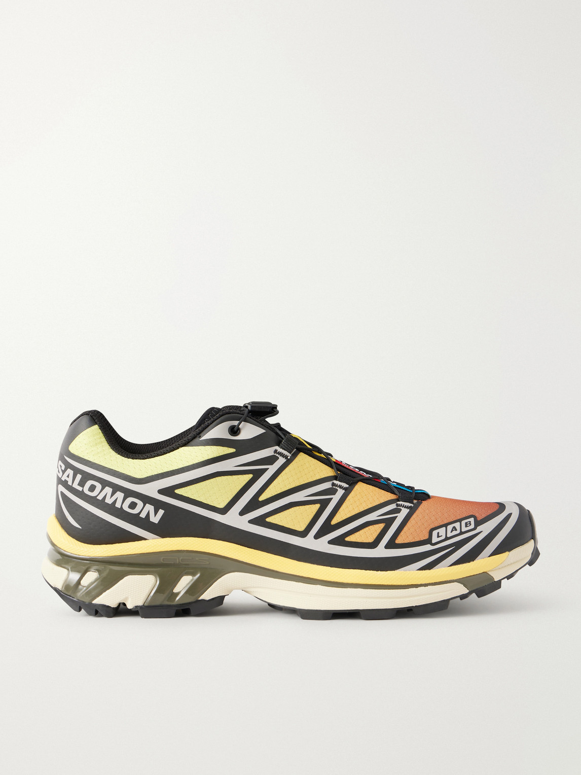 XT-6 Rubber-Trimmed Mesh Sneakers