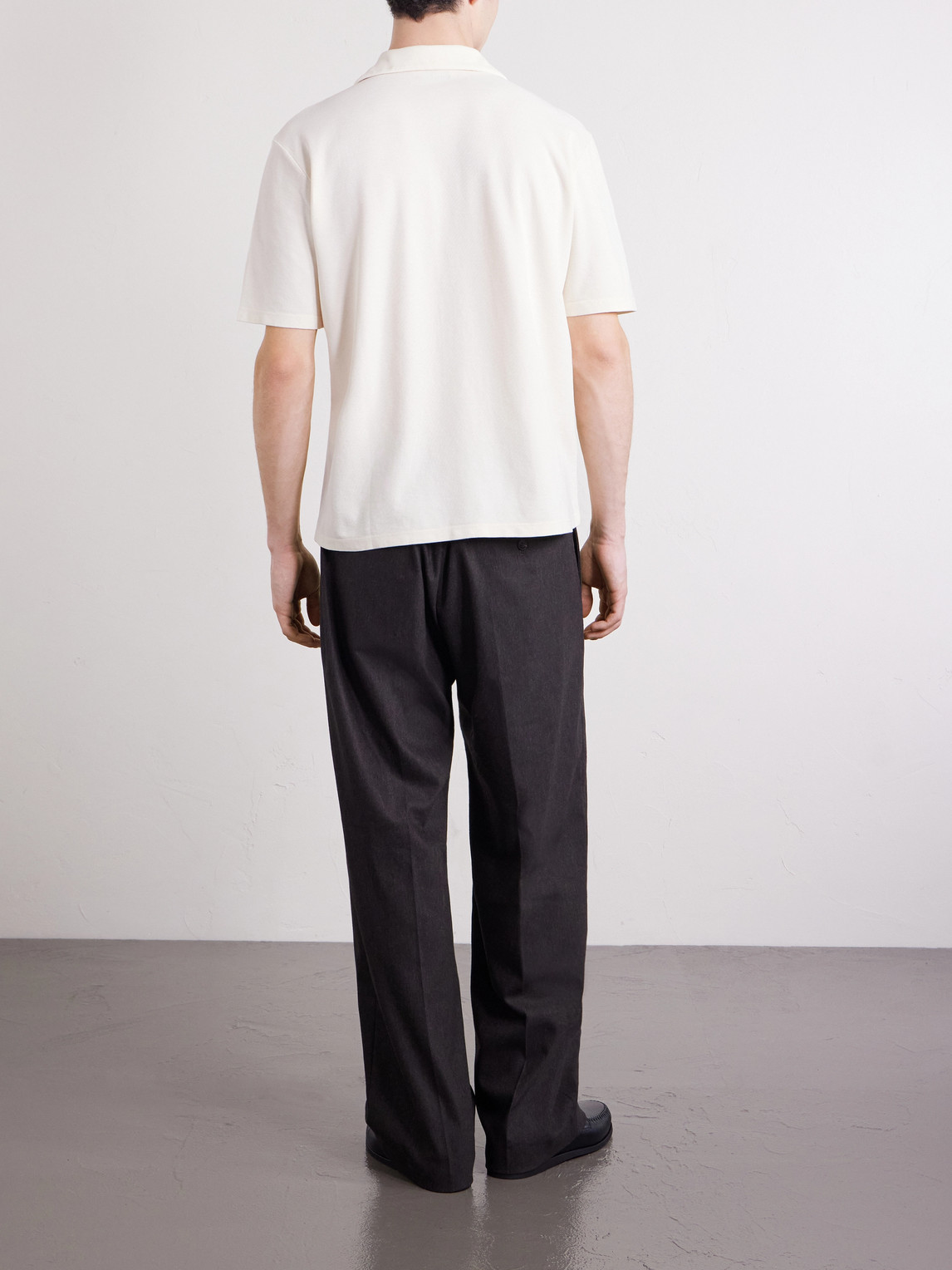 Jean Camp-Collar Cotton-Piqué Shirt
