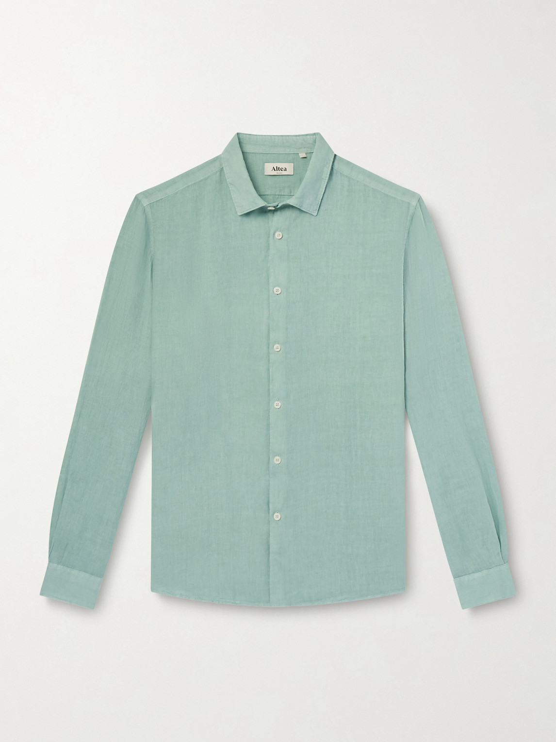 Altea – Garment-Dyed Linen Shirt