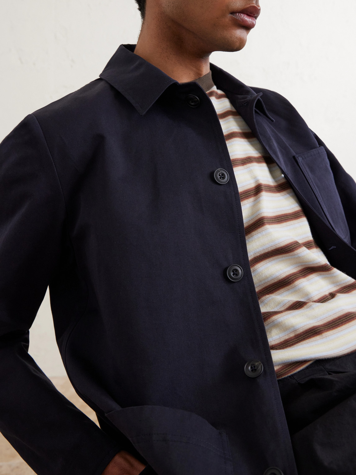 Constantin Cotton And Linen-Blend Overshirt
