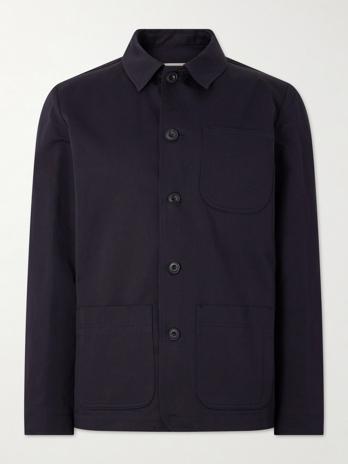 Altea Constantin Cotton and Linen-Blend Overshirt - Men