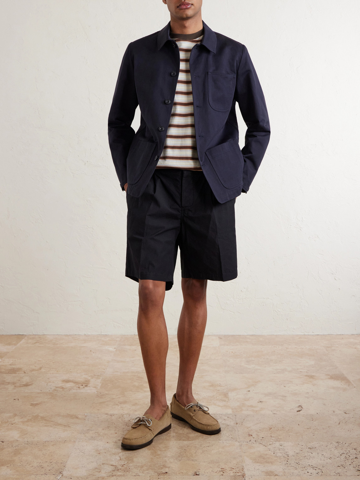 Constantin Cotton And Linen-Blend Overshirt