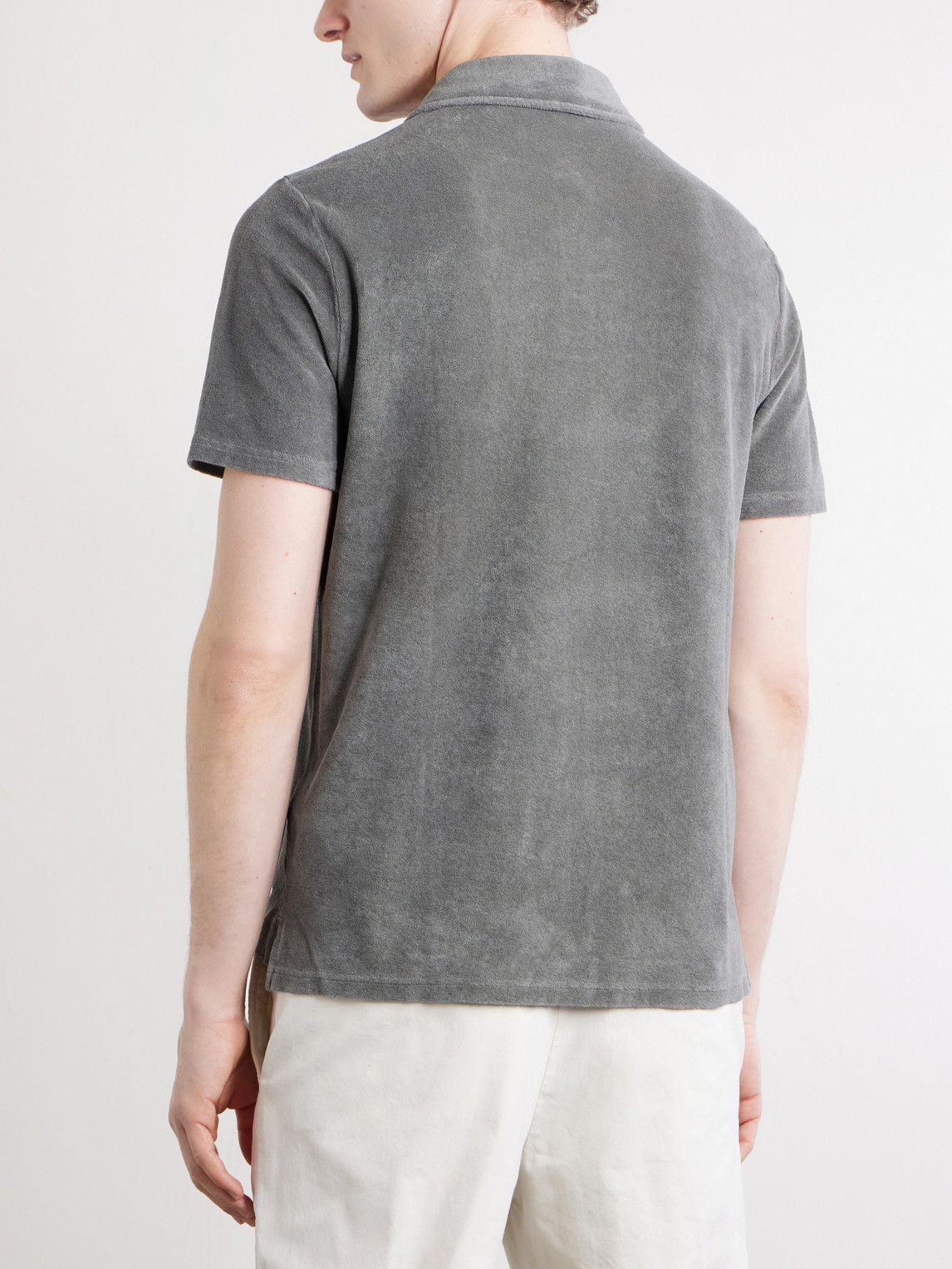  Altea - Smith Cotton Polo Shirt - Men - Gray - S 