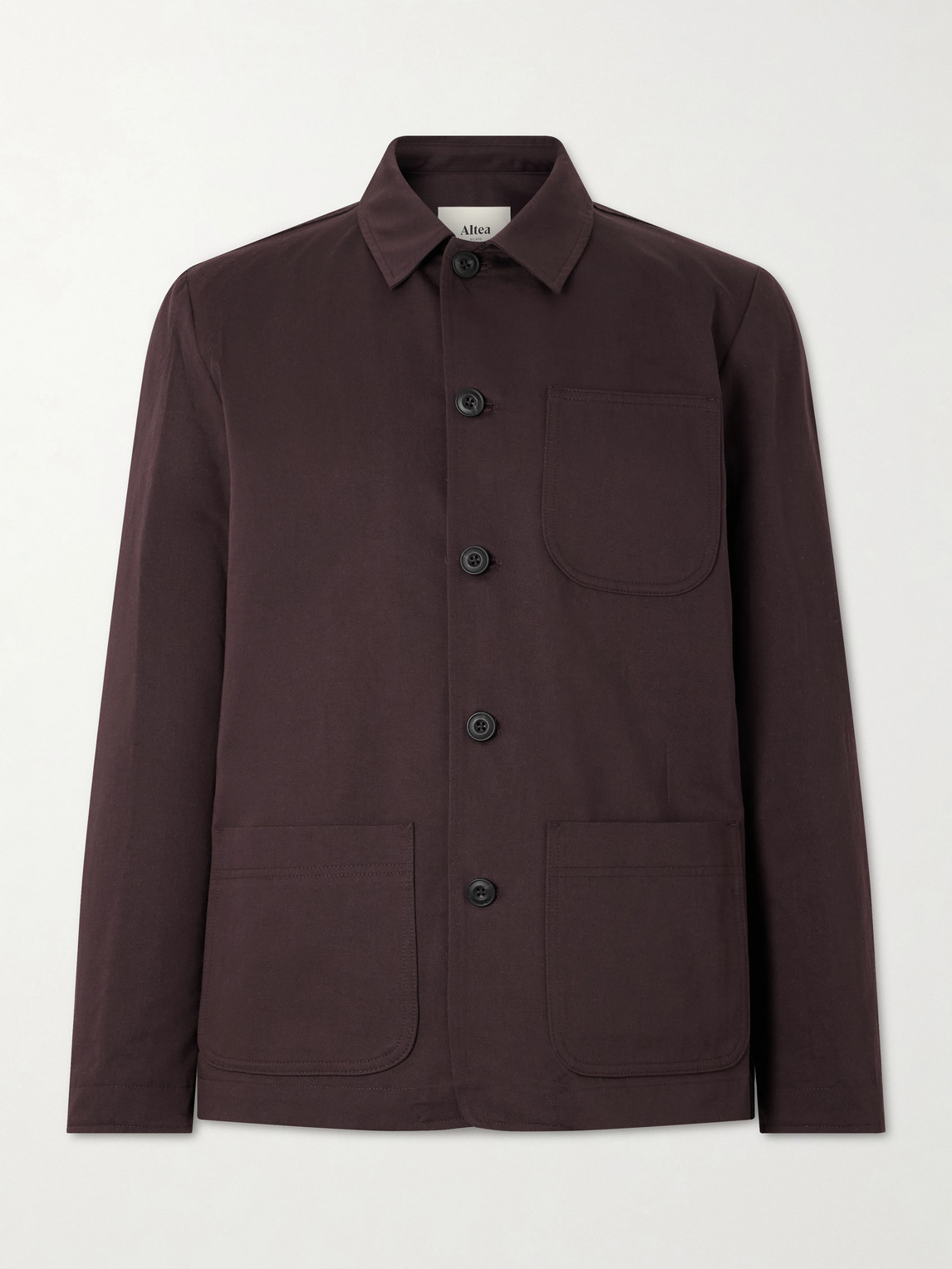 Altea Constantin Cotton and Linen-Blend Overshirt - Men