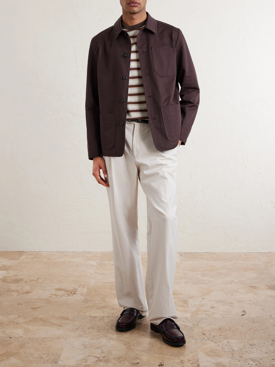 Constantin Cotton And Linen-Blend Overshirt
