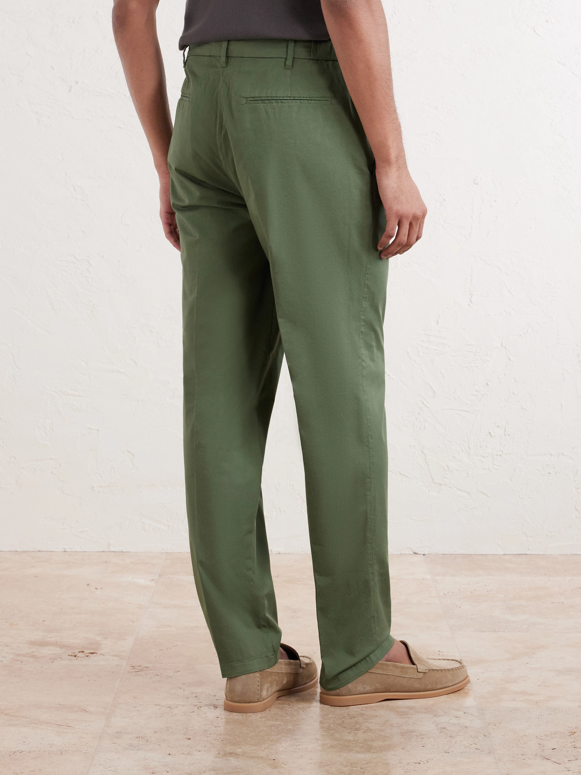 Dumbo Tapered Cotton-Blend Gabardine Trousers