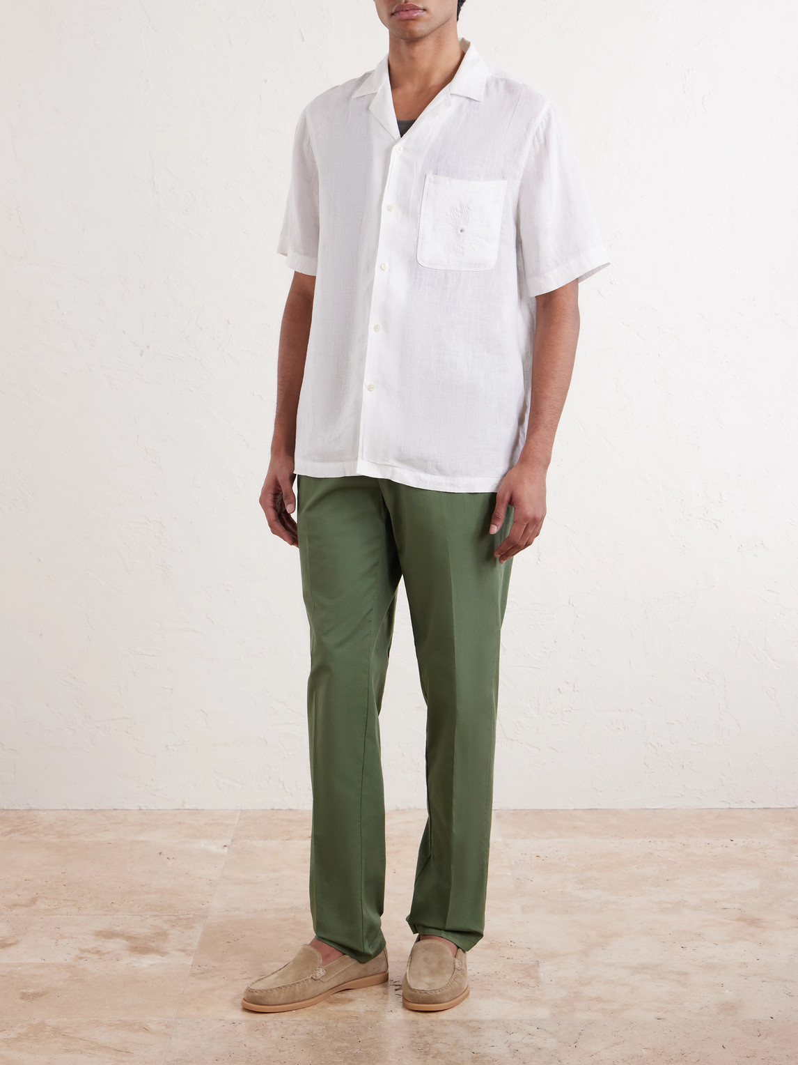 Dumbo Tapered Cotton-Blend Gabardine Trousers