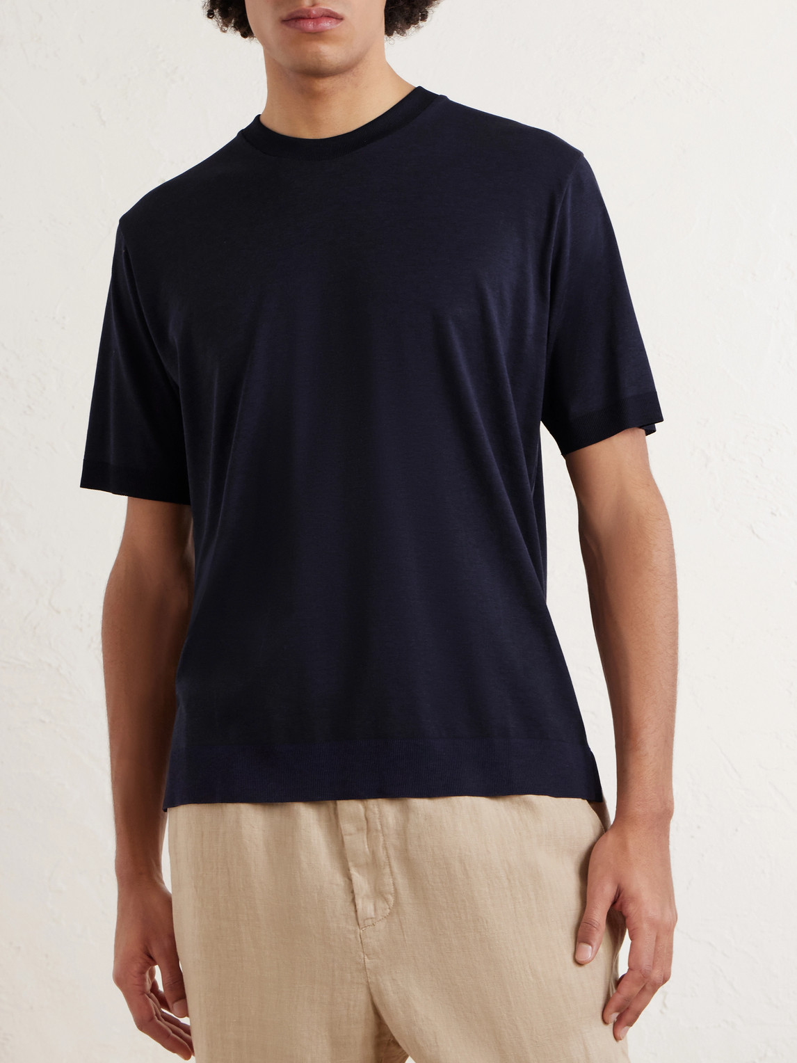 Cecil Lyocell And Cotton-Blend Jersey T-Shirt