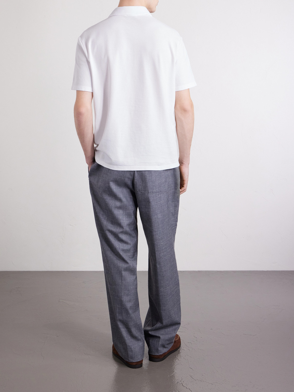 Greg Cotton-Blend Piqué Polo Shirt