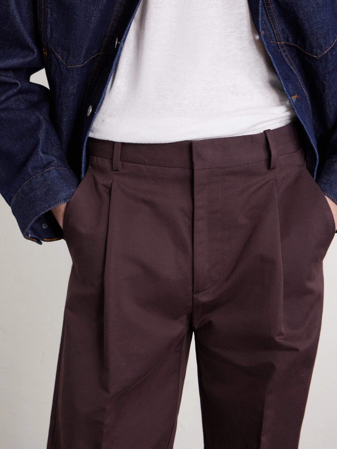 Orval Straight-Leg Cotton And Linen-Blend Gabardine Trousers