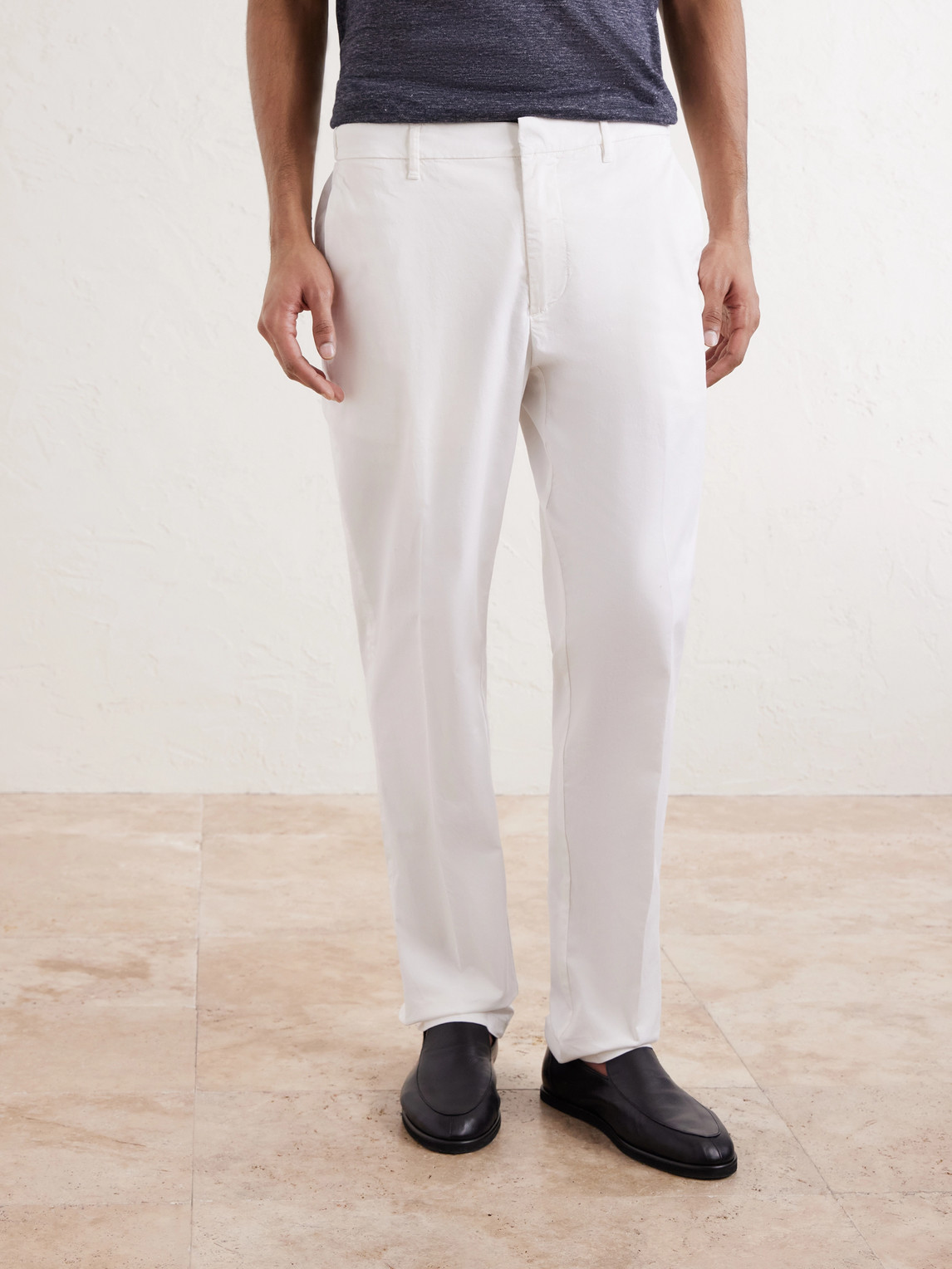 Dumbo Tapered Cotton-Blend Gabardine Trousers