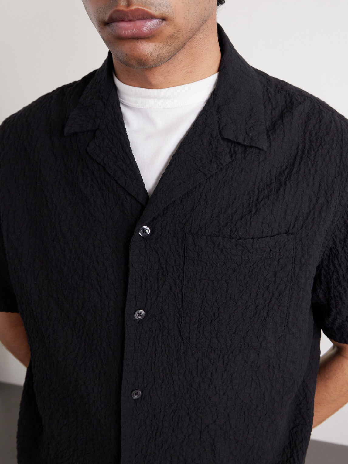 Hadley Seersucker Cotton Shirt