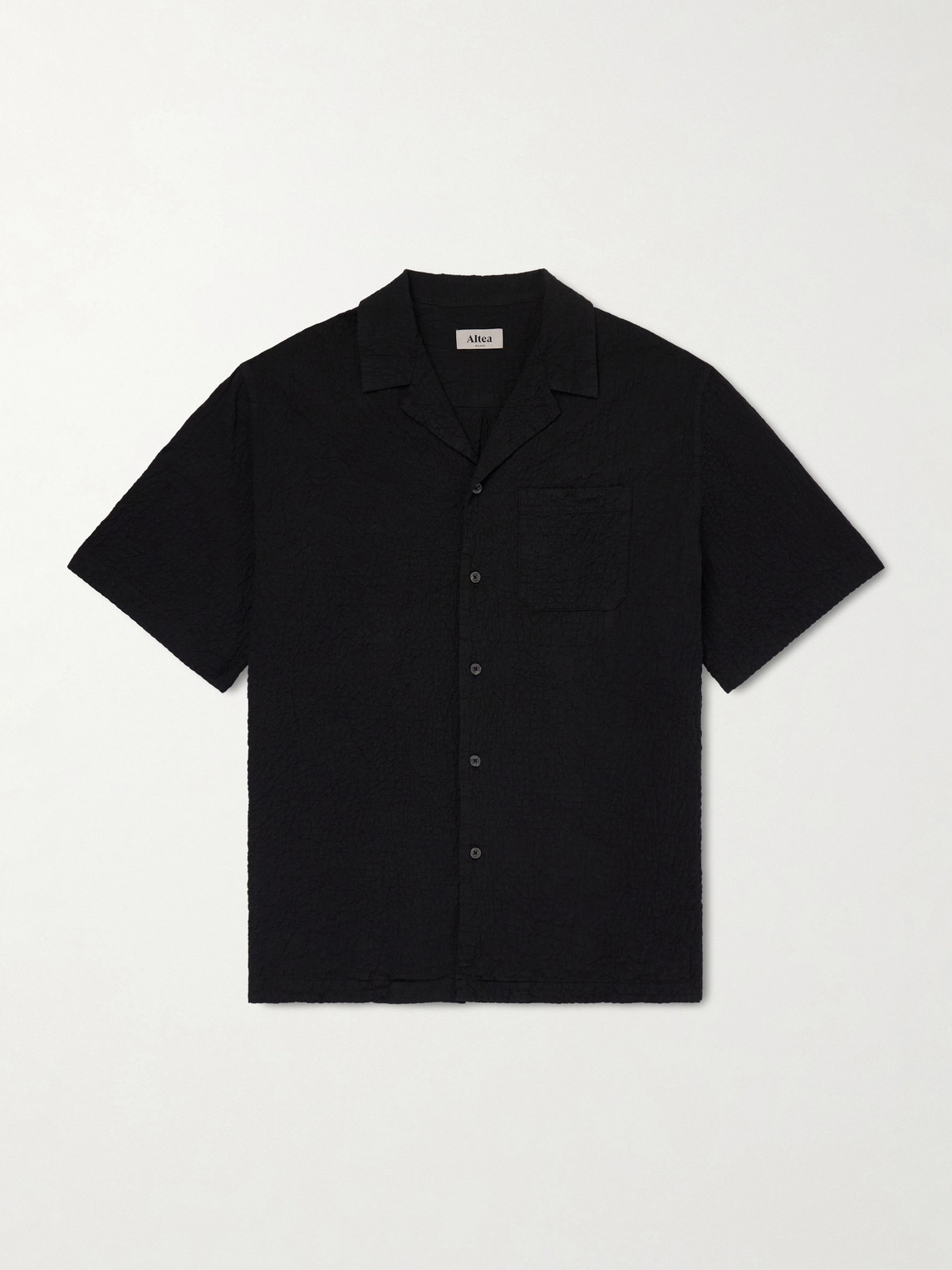 Altea Hadley Seersucker Cotton Shirt - Men